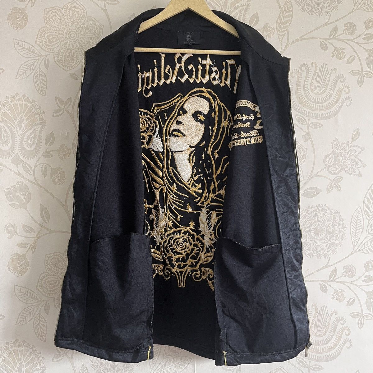Seditionaries × Vintage Rare Embroidery Black Sense Justice Sympathy Mistic Religion Size US XXL / EU 58 / 5 - 11 Thumbnail