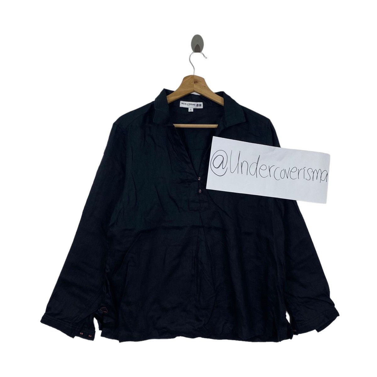 UNIQLO x Ines De La Fressange Japan Brand Black Sweatshirt