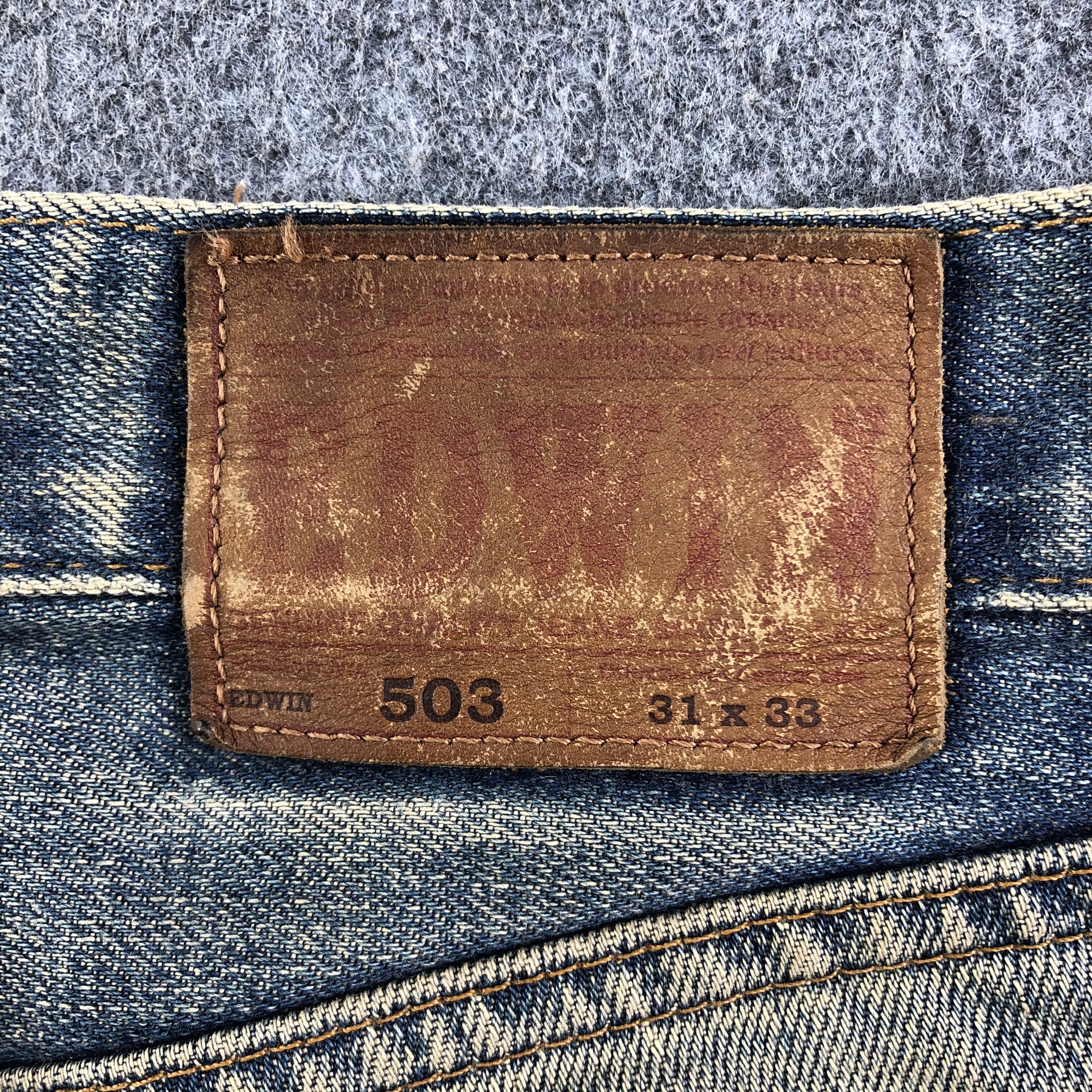Edwin × Japanese Brand × Vintage Vintage Edwin 503 Jeans-J2705 Size US 32 / EU 48 - 6 Thumbnail