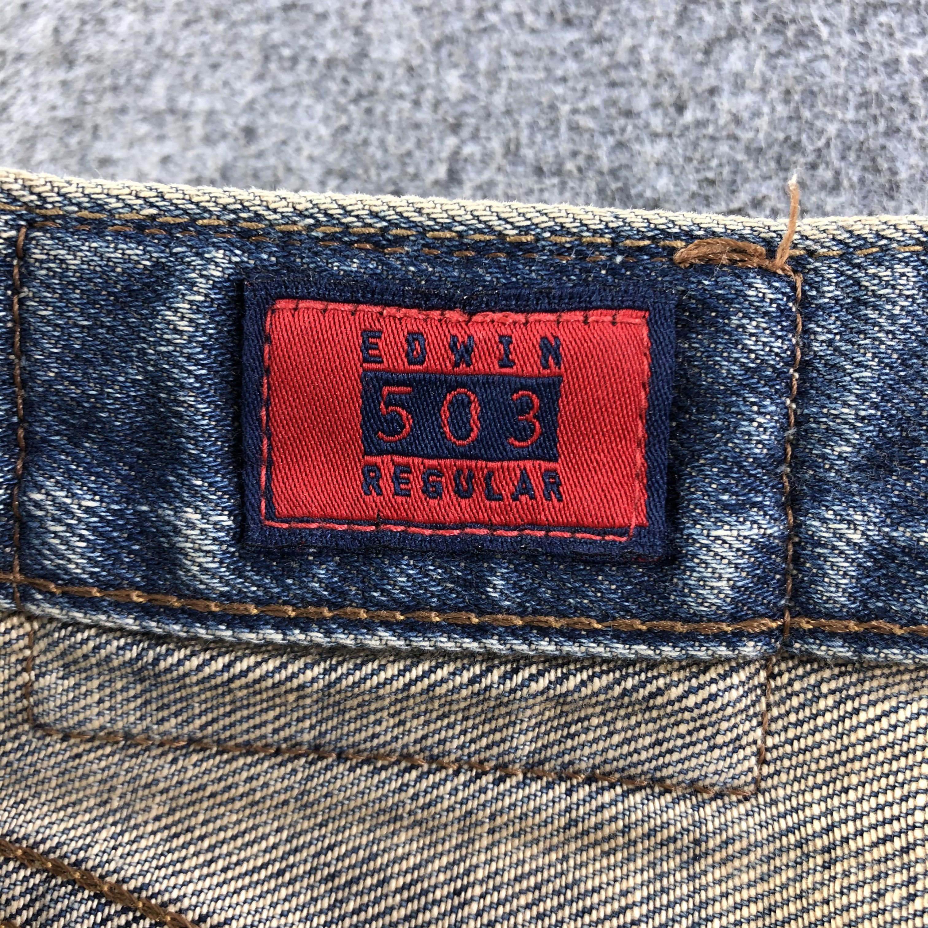 Edwin × Japanese Brand × Vintage Vintage Edwin 503 Jeans-J2705 Size US 32 / EU 48 - 11 Thumbnail