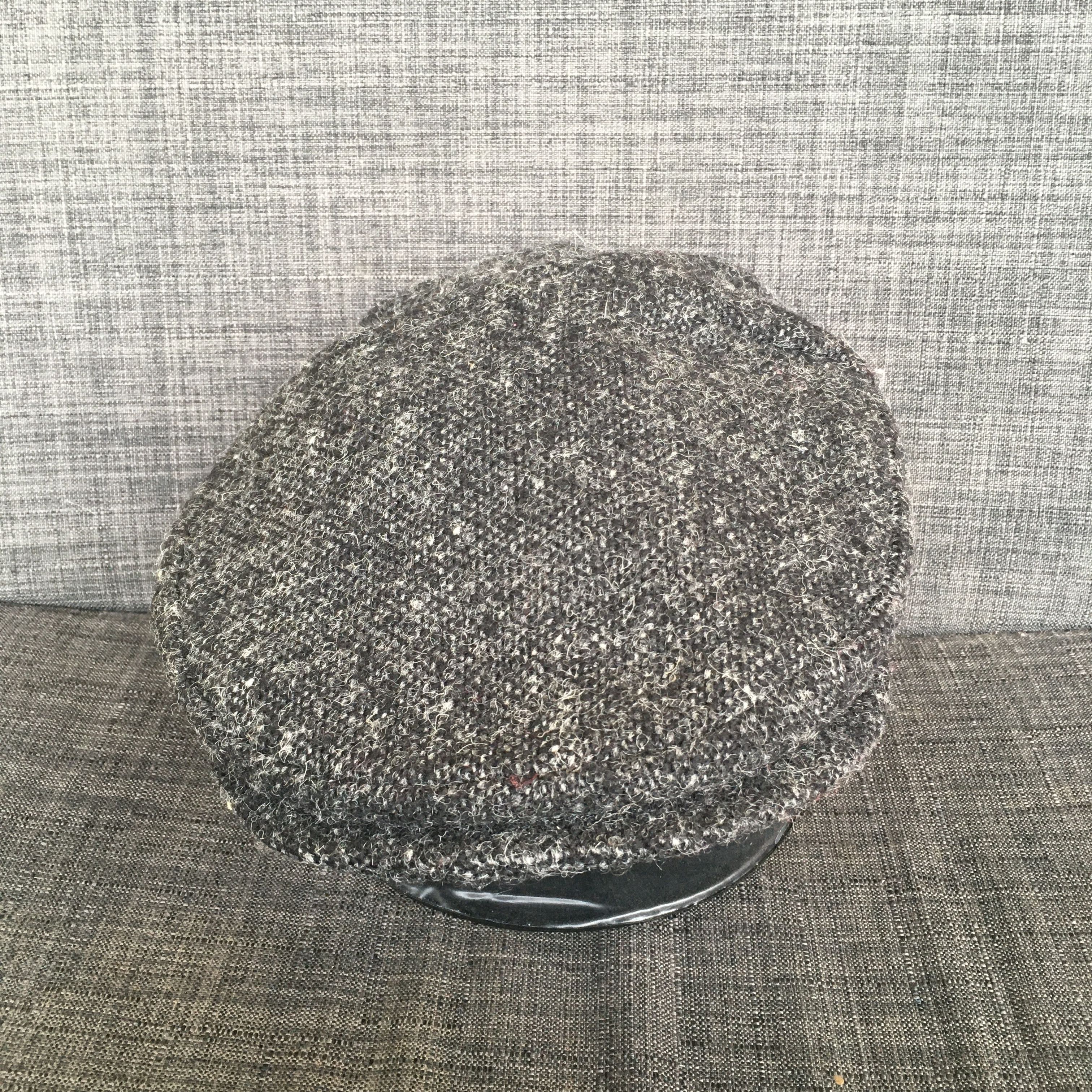 Vintage GREVI Made In Italy Wool Flat Cap Size ONE SIZE - 2 Thumbnail