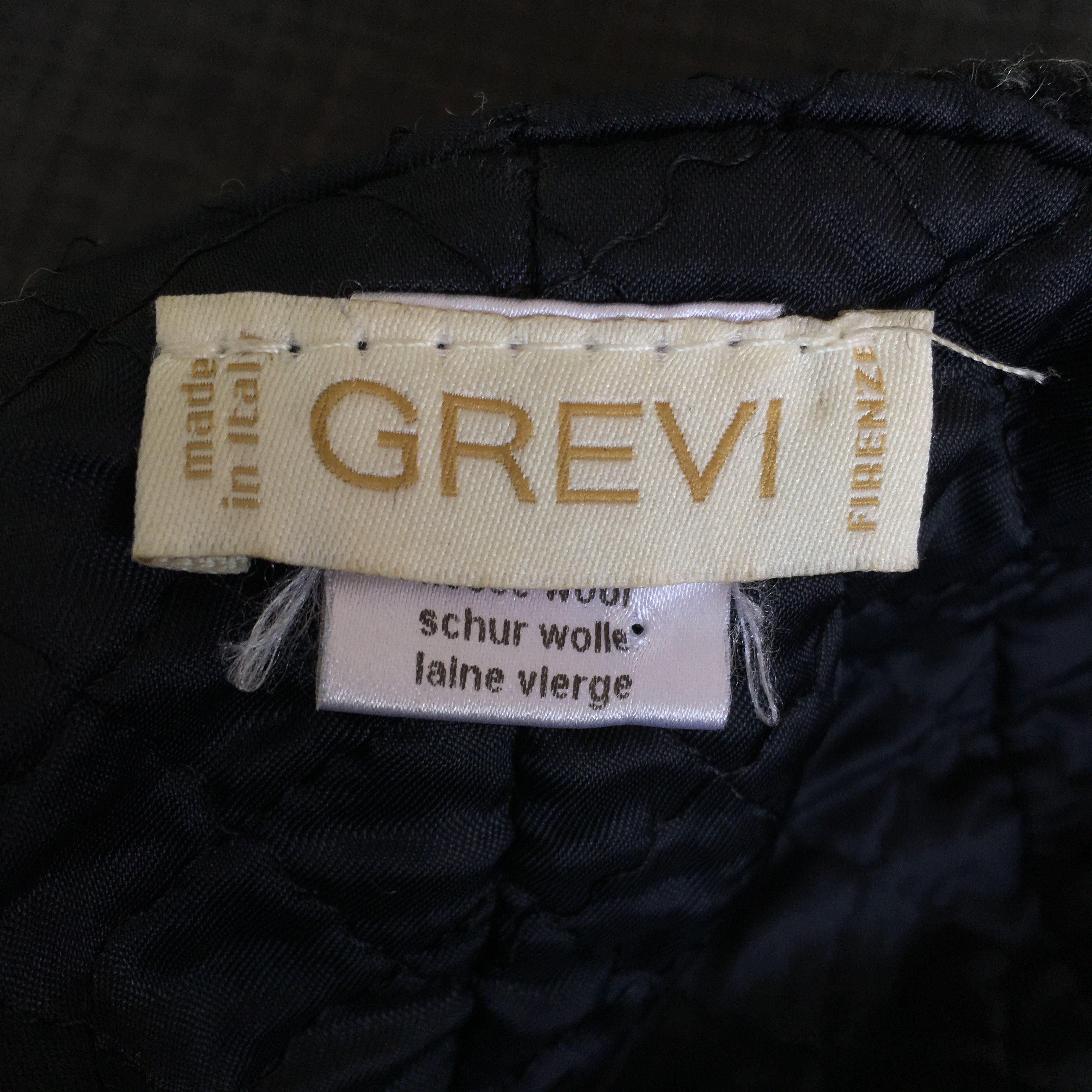 Vintage GREVI Made In Italy Wool Flat Cap Size ONE SIZE - 8 Thumbnail