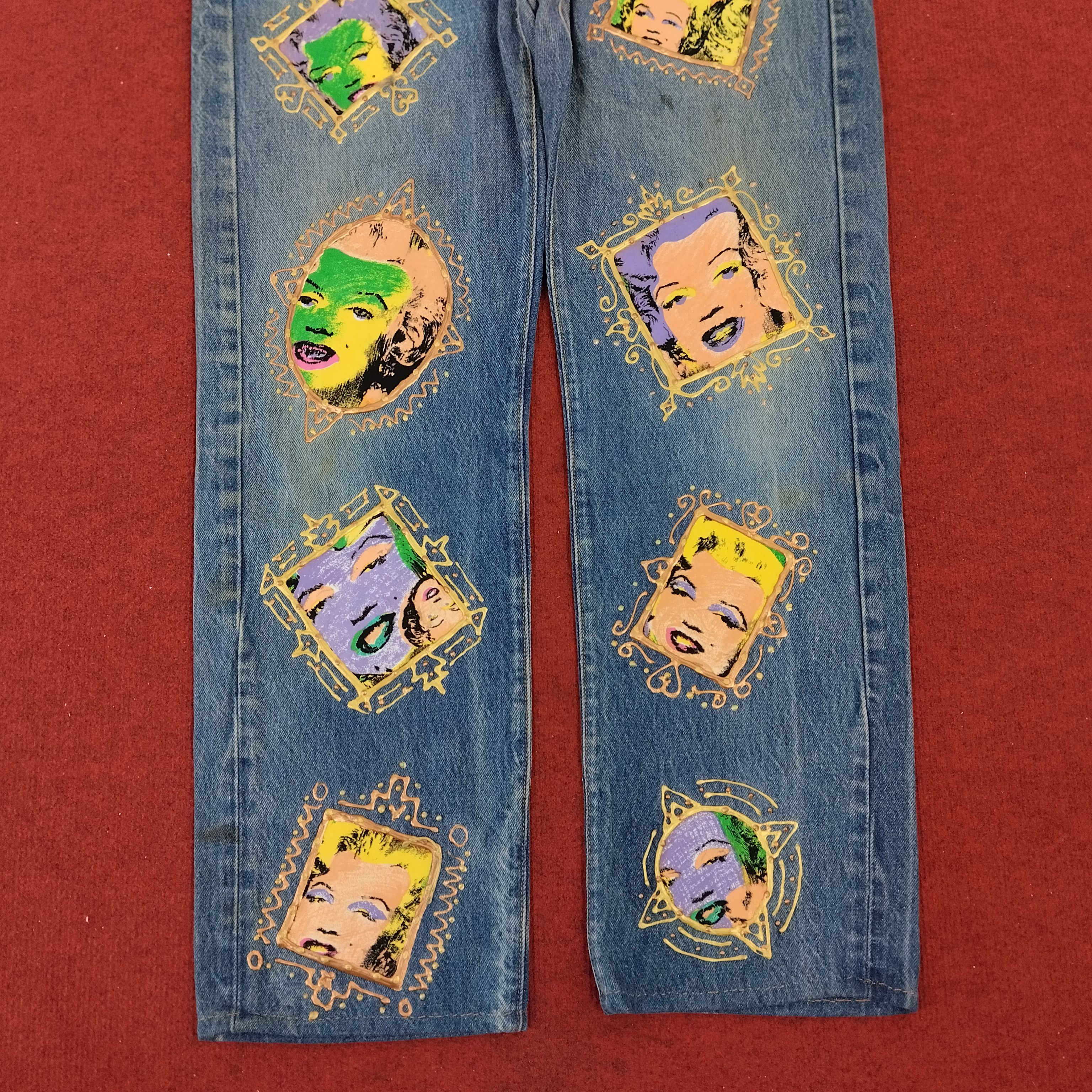 Levi's Levi's x Marilyn Monroe Fashion Style Trousers Jeans Pants Size US 33 - 3 Thumbnail