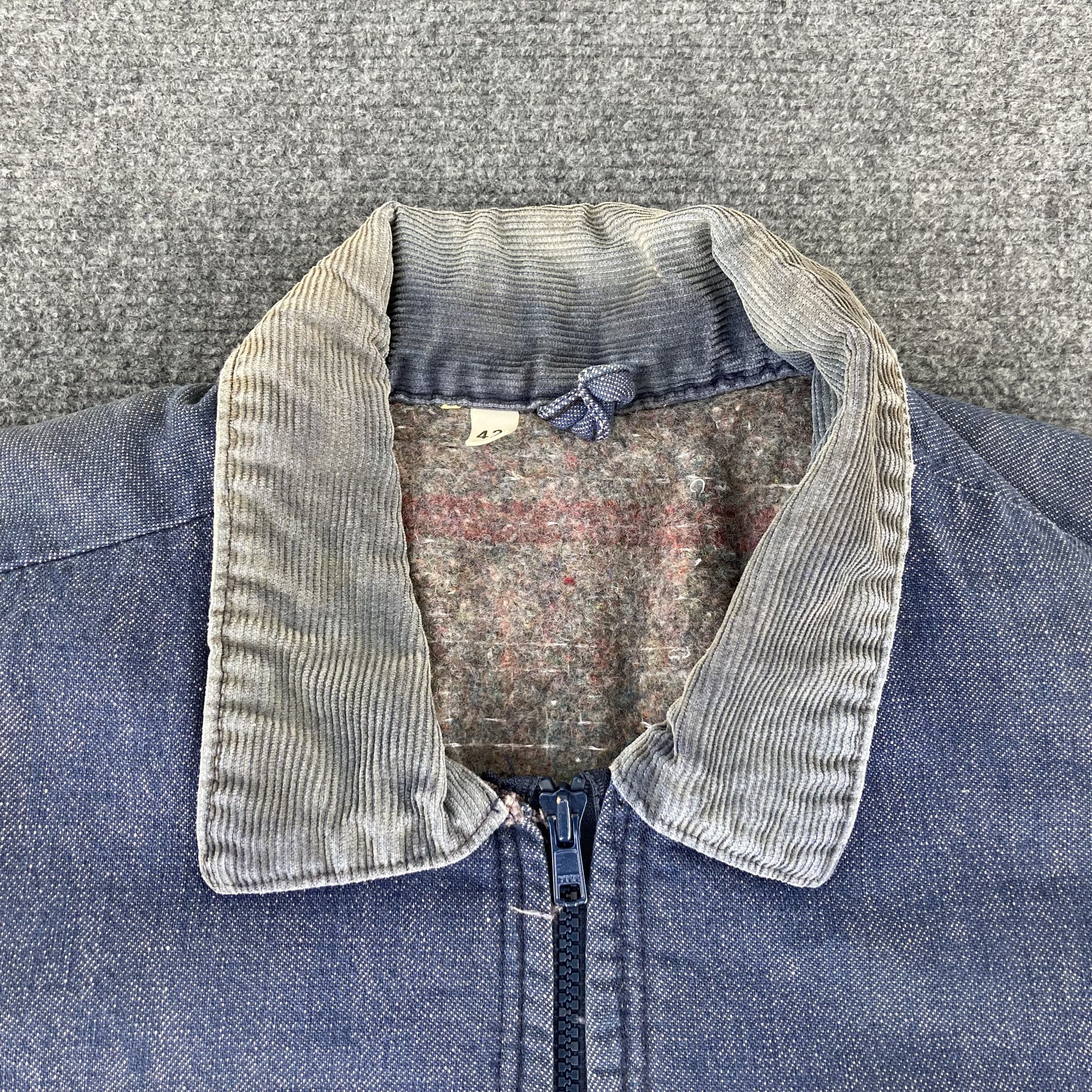 Vintage Workwear Jacket Jeans Old Jacket Size US M / EU 48-50 / 2 - 3 Thumbnail