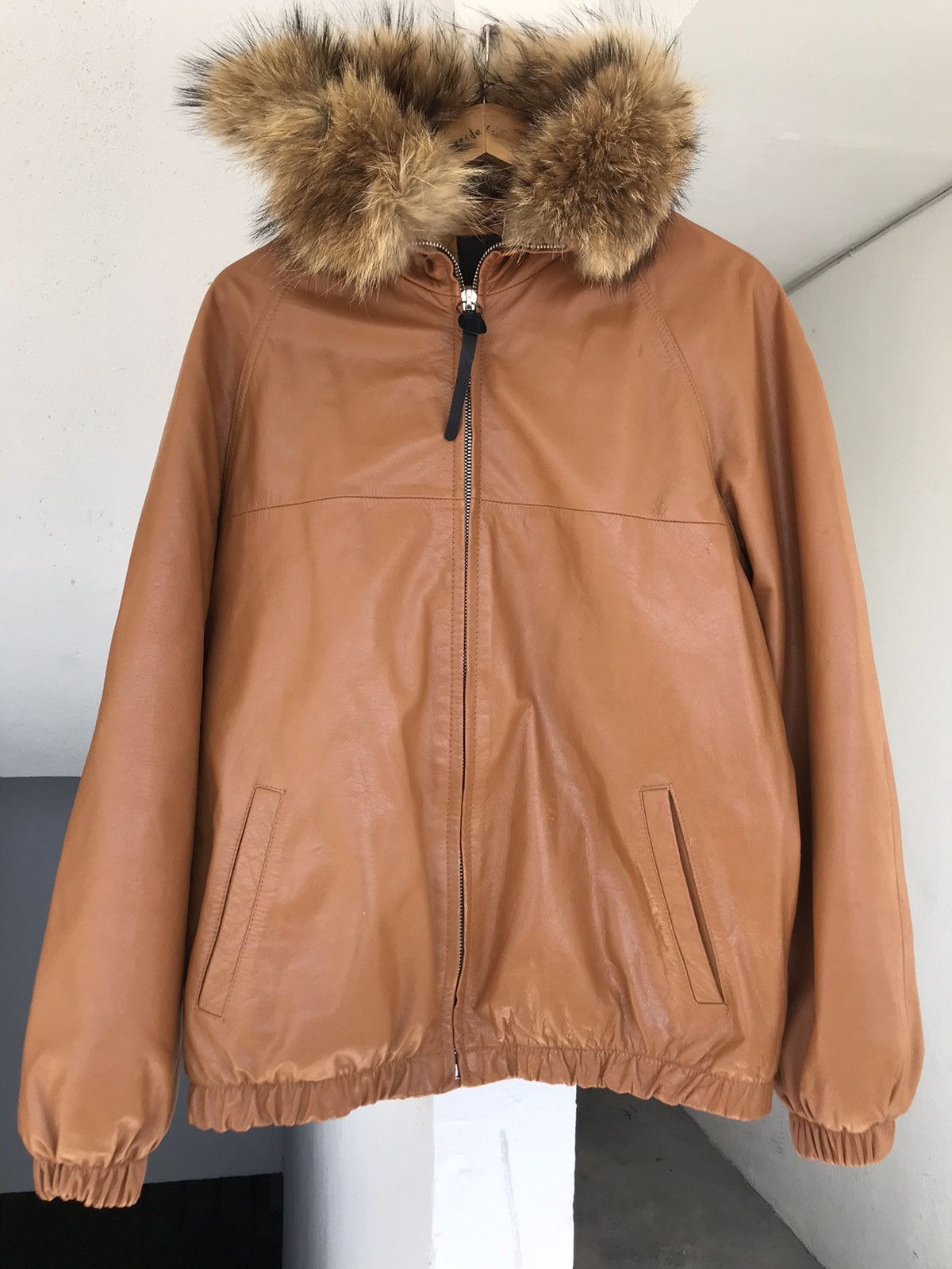 Stussy Stussy Cow Leather Fur Hoodie Jacket Size US L / EU 52-54 / 3 - 7 Thumbnail