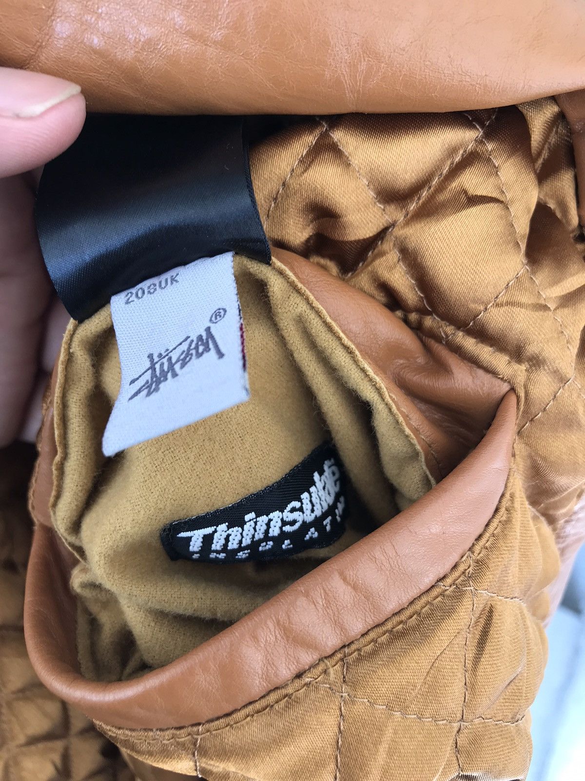 Stussy Stussy Cow Leather Fur Hoodie Jacket Size US L / EU 52-54 / 3 - 21 Thumbnail