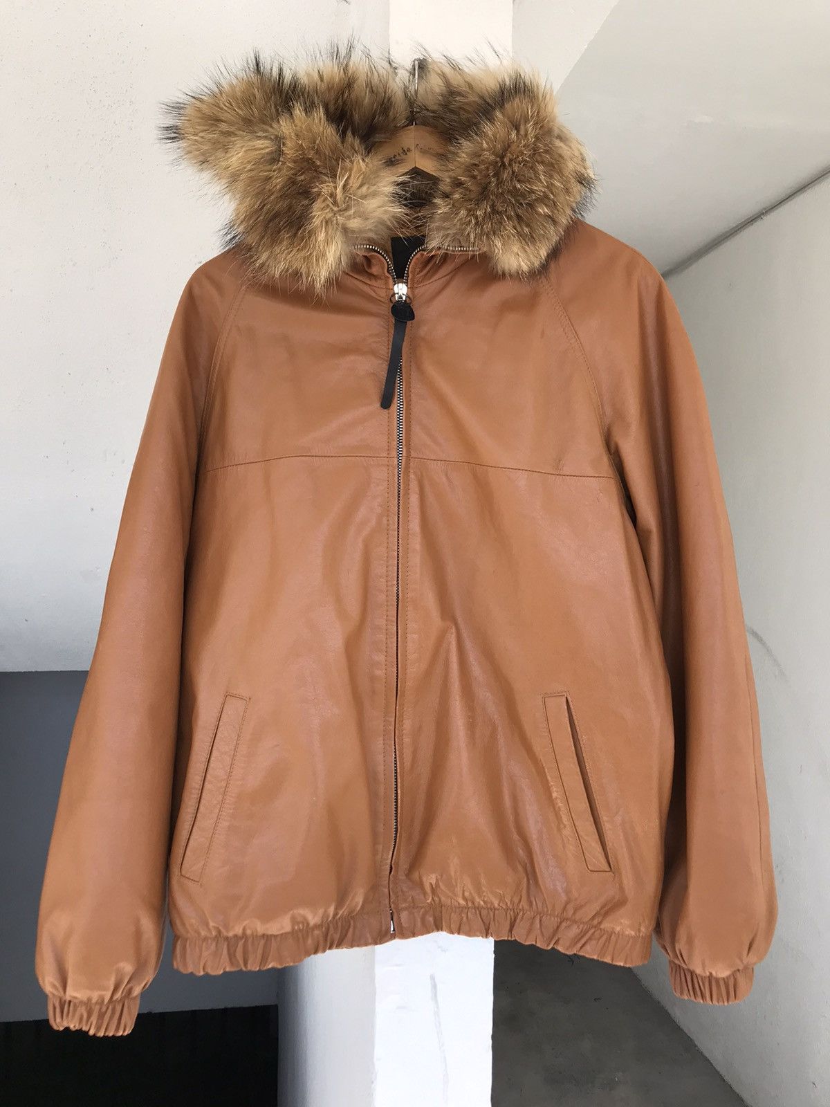 Stussy Stussy Cow Leather Fur Hoodie Jacket Size US L / EU 52-54 / 3 - 5 Thumbnail