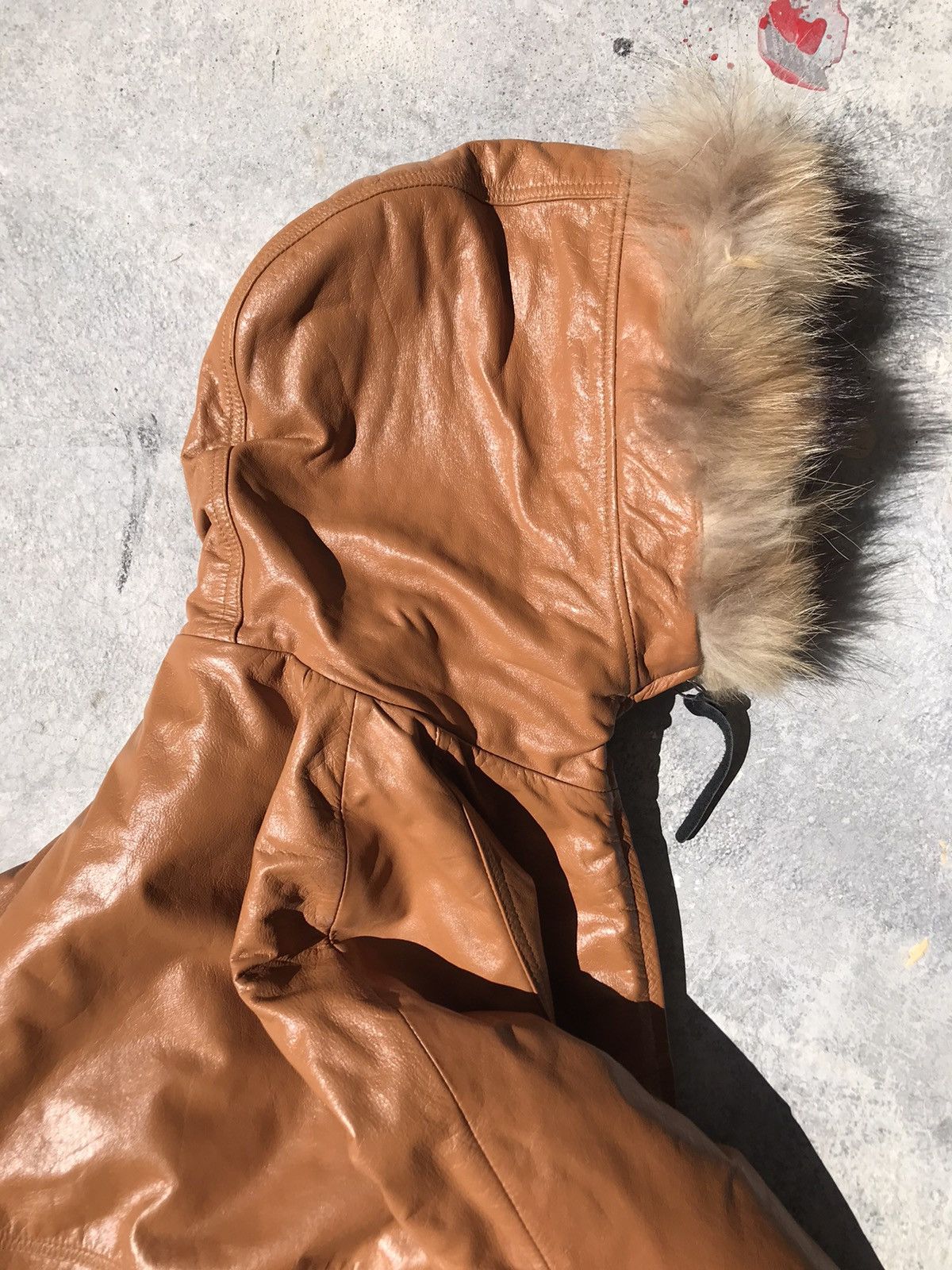 Stussy Stussy Cow Leather Fur Hoodie Jacket Size US L / EU 52-54 / 3 - 16 Thumbnail