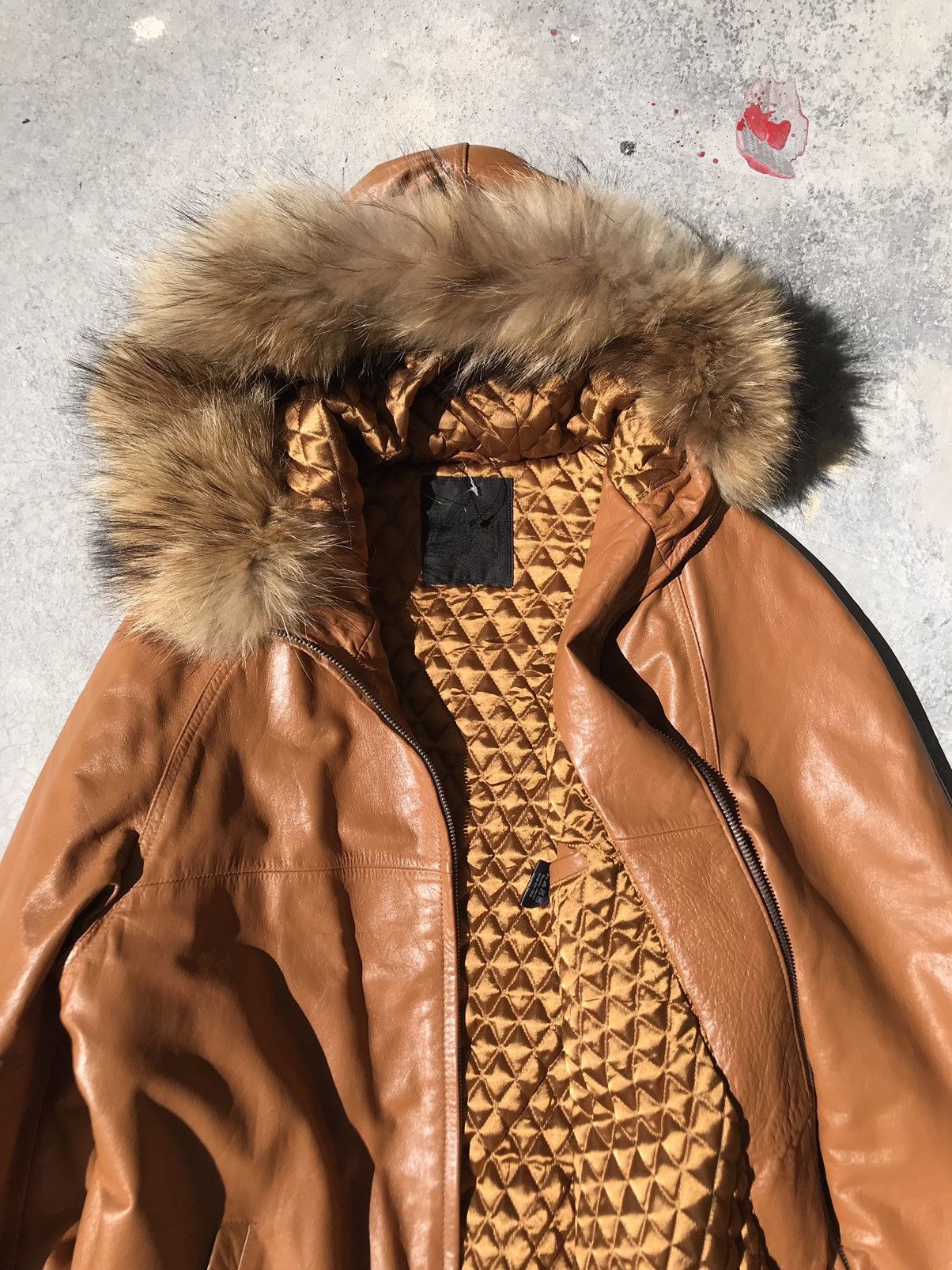 Stussy Stussy Cow Leather Fur Hoodie Jacket Size US L / EU 52-54 / 3 - 19 Thumbnail