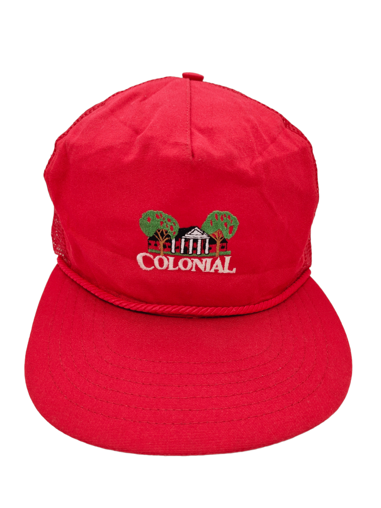 Vintage Vintage 80s Colonial Trucker Cap Hat Adjustable Size ONE SIZE - 2 Thumbnail