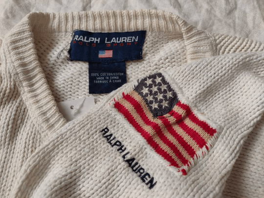 Polo Ralph Lauren Ralph Lauren Polo Sport USA Flag Embroidery Sweatshirt Size US L / EU 52-54 / 3 - 3 Thumbnail