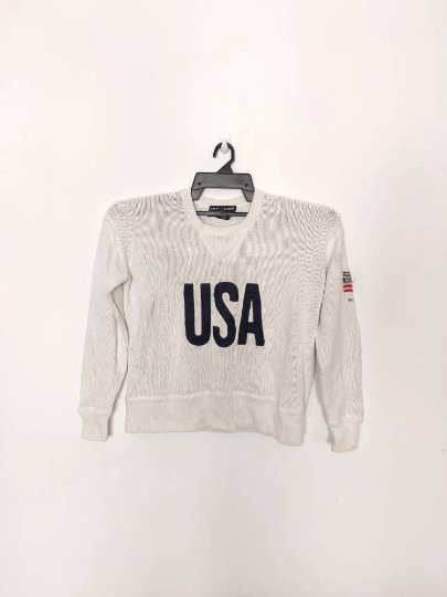 Polo Ralph Lauren Ralph Lauren Polo Sport USA Flag Embroidery Sweatshirt Size US L / EU 52-54 / 3 - 1 Thumbnail