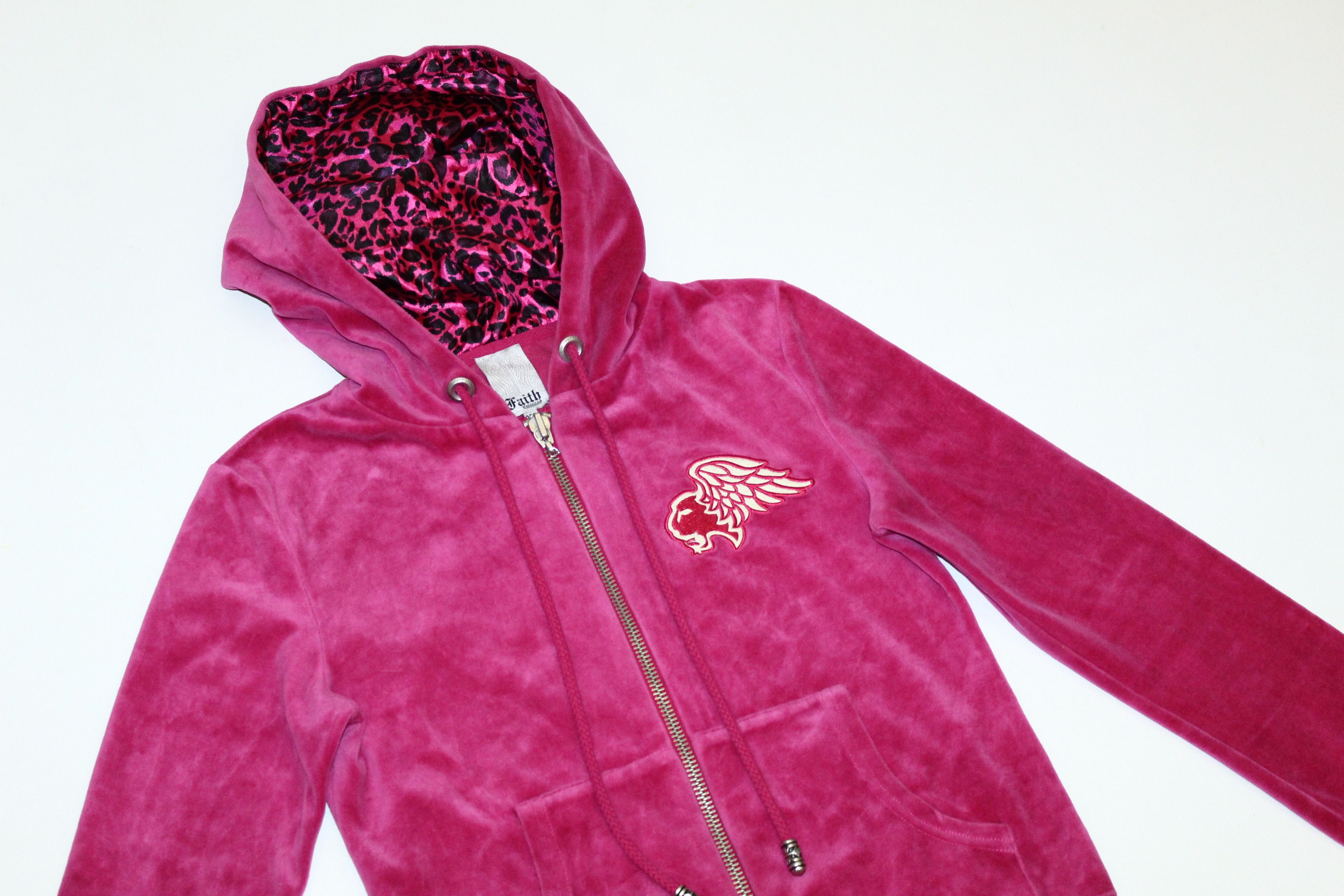 Faith Connexion Faith Connexion Spiritual Revolution Velour Full Zip Hoodie Size XS / US 0-2 / IT 36-38 - 4 Thumbnail