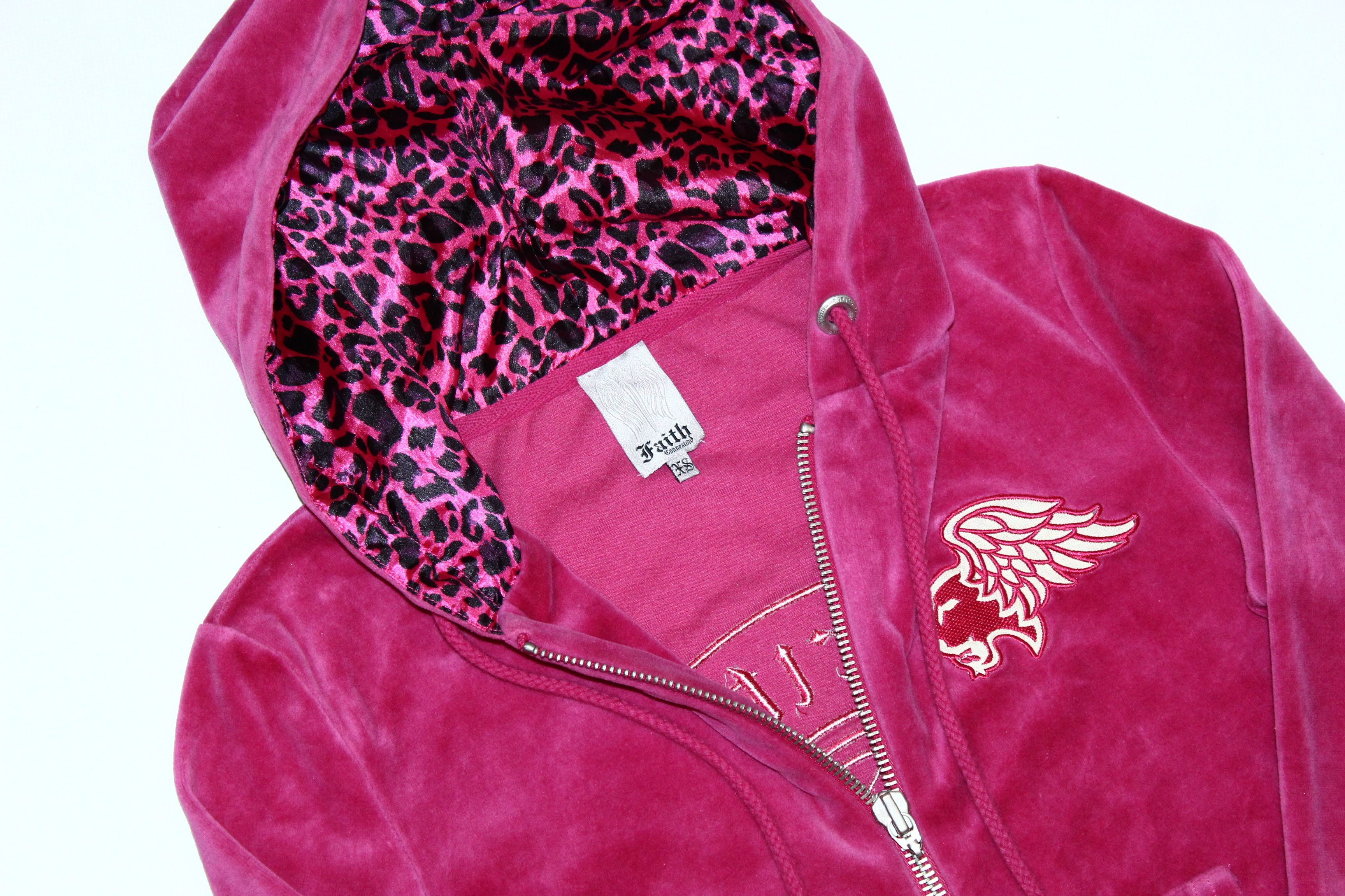 Faith Connexion Faith Connexion Spiritual Revolution Velour Full Zip Hoodie Size XS / US 0-2 / IT 36-38 - 3 Thumbnail