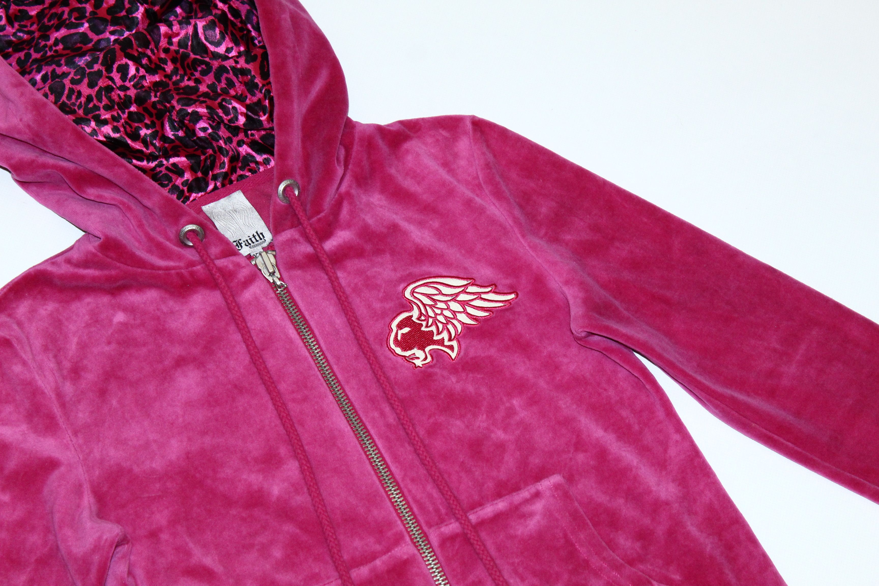 Faith Connexion Faith Connexion Spiritual Revolution Velour Full Zip Hoodie Size XS / US 0-2 / IT 36-38 - 7 Thumbnail