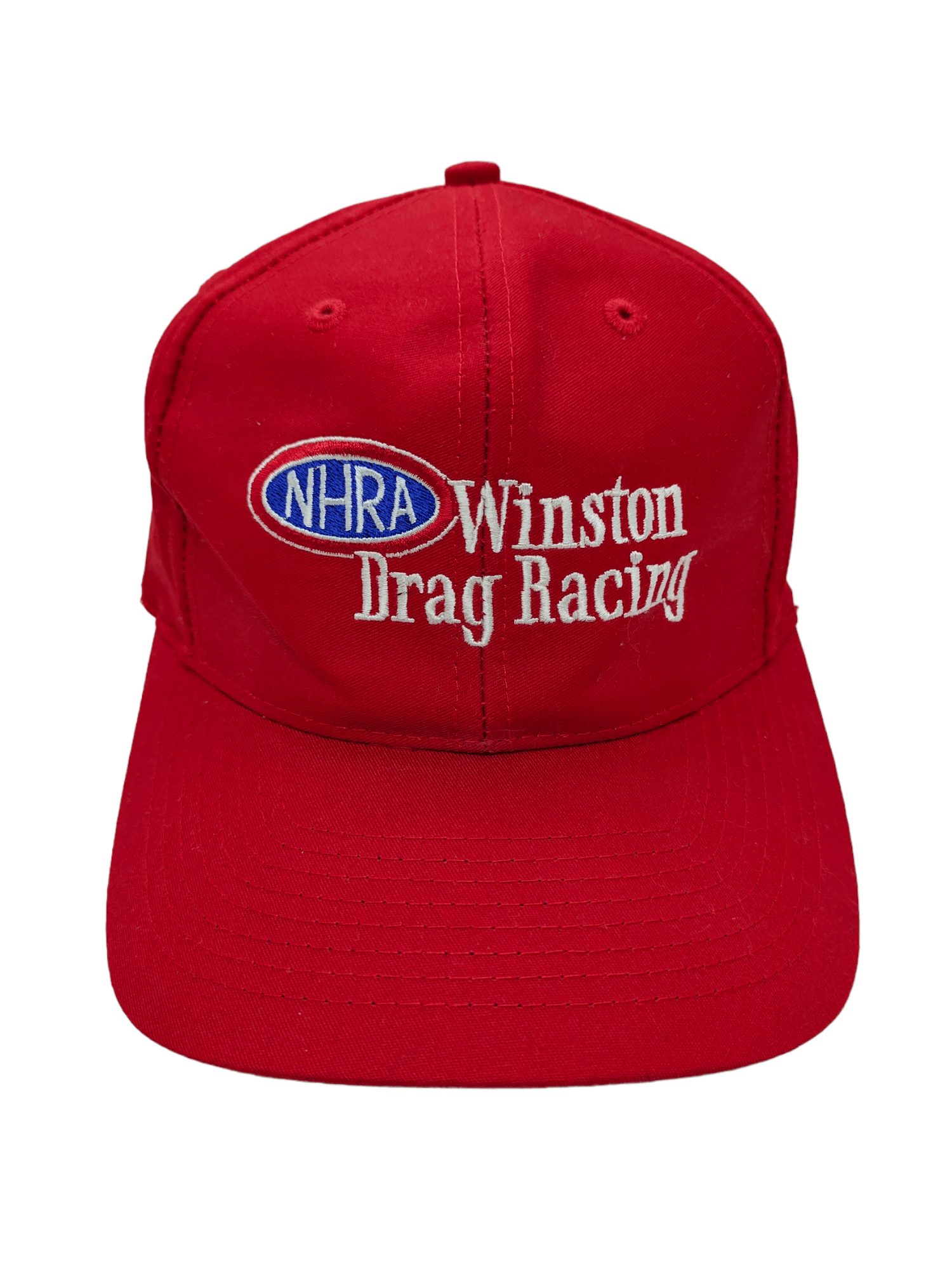 Vintage Vintage 90s Winston Drag Racing NHRA Cap Hat Size ONE SIZE - 2 Thumbnail