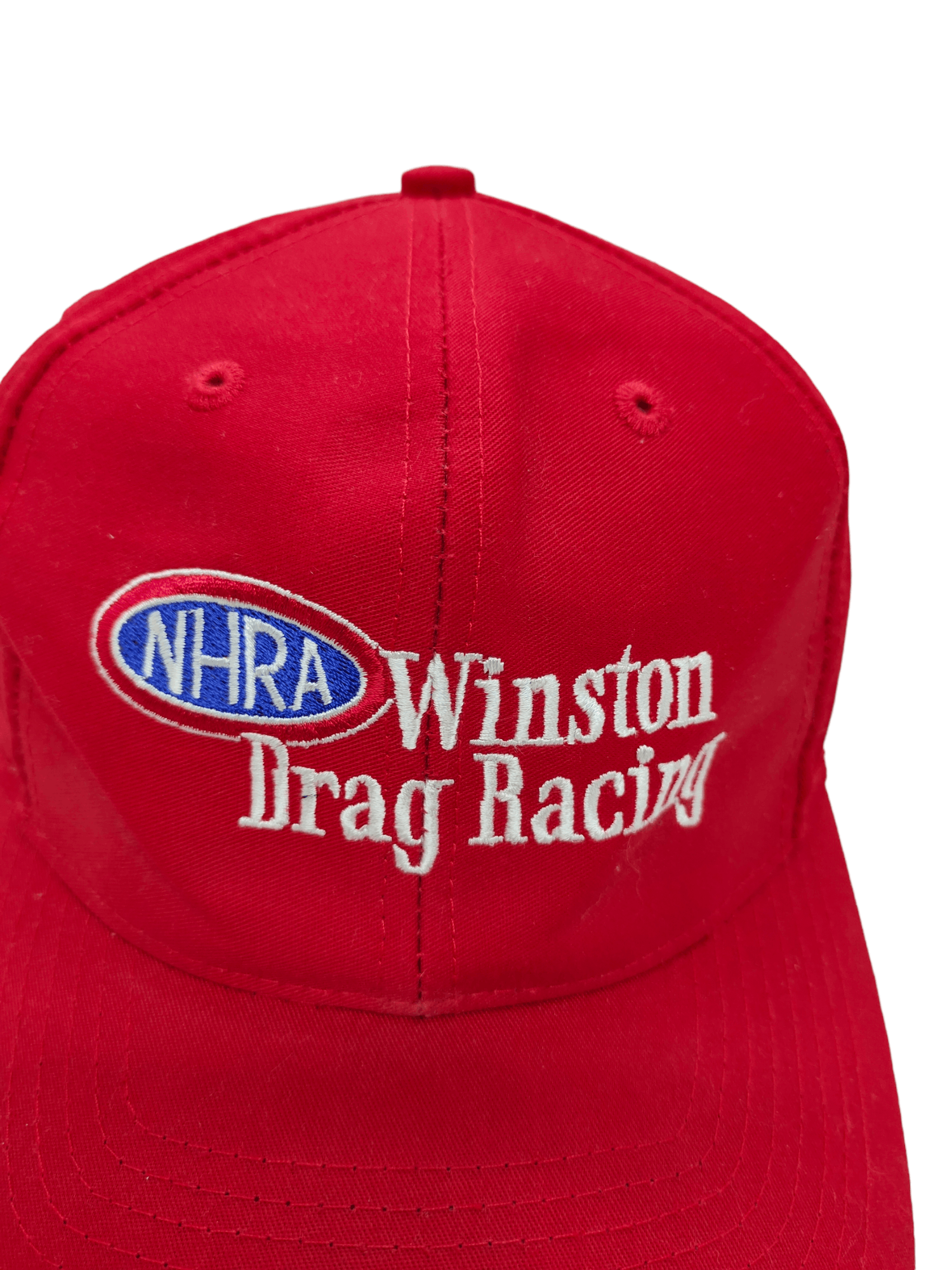 Vintage Vintage 90s Winston Drag Racing NHRA Cap Hat Size ONE SIZE - 3 Thumbnail