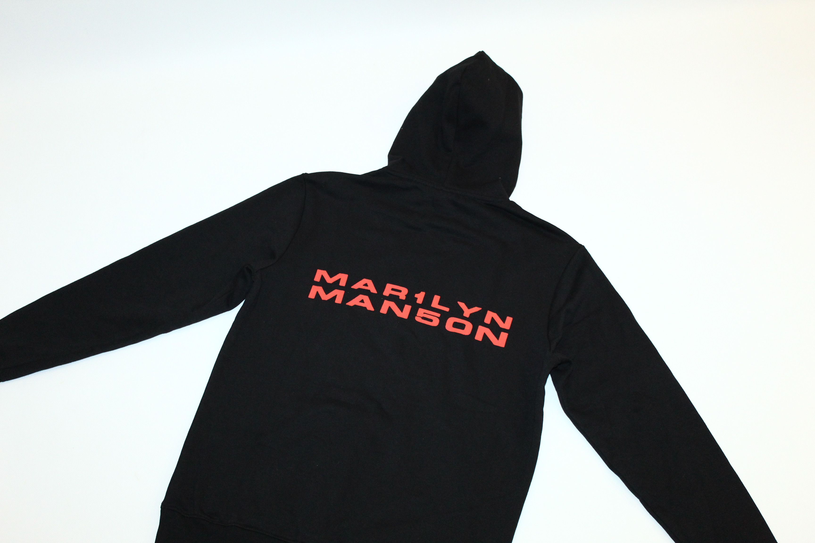 Band Tees Marilyn Manson Marilyn Manson x H M Graphic Tour Print Hoodie Grailed