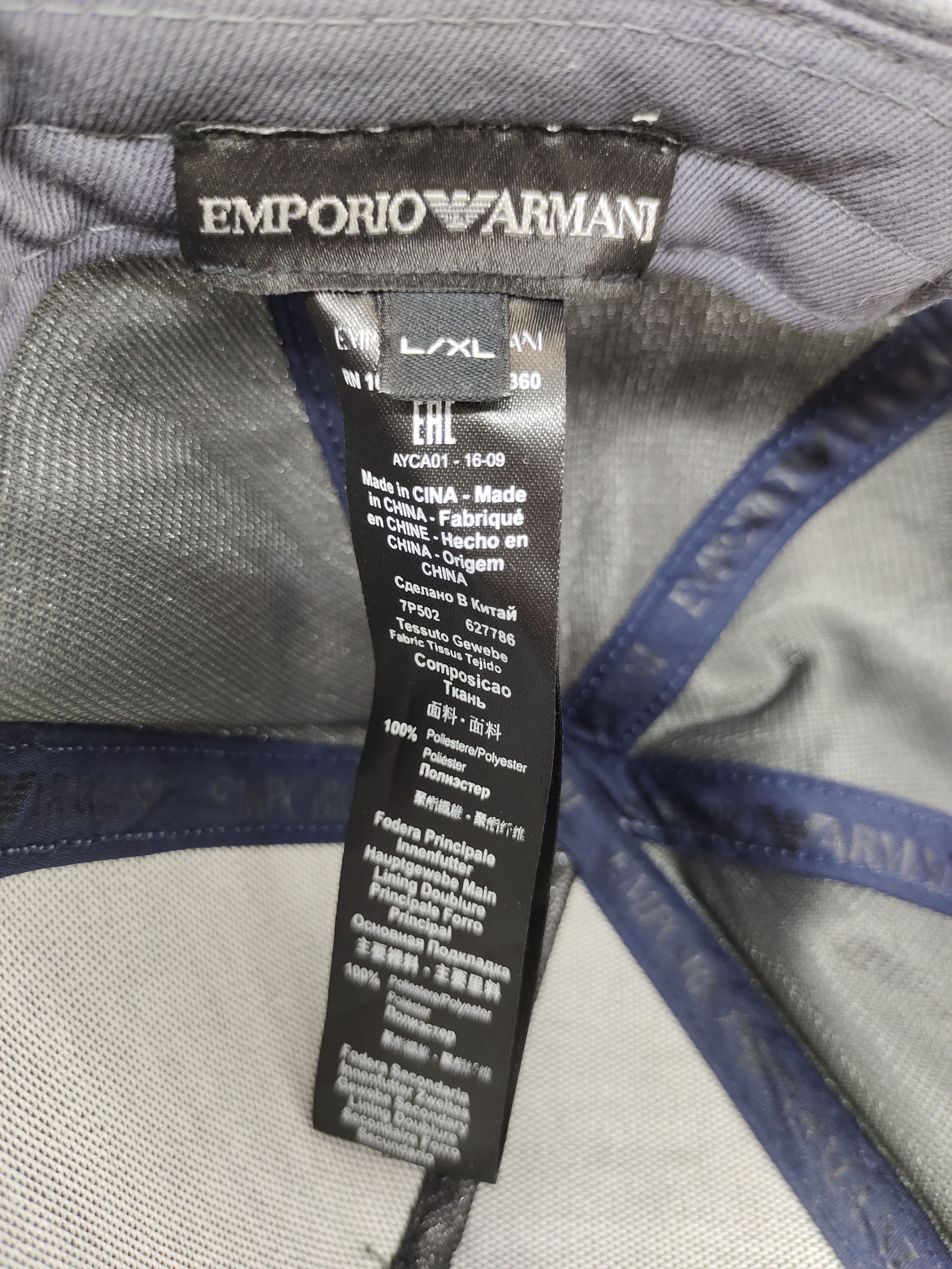 Emporio Armani Emporio Armani Cap Hat Adjustable Size ONE SIZE - 7 Thumbnail