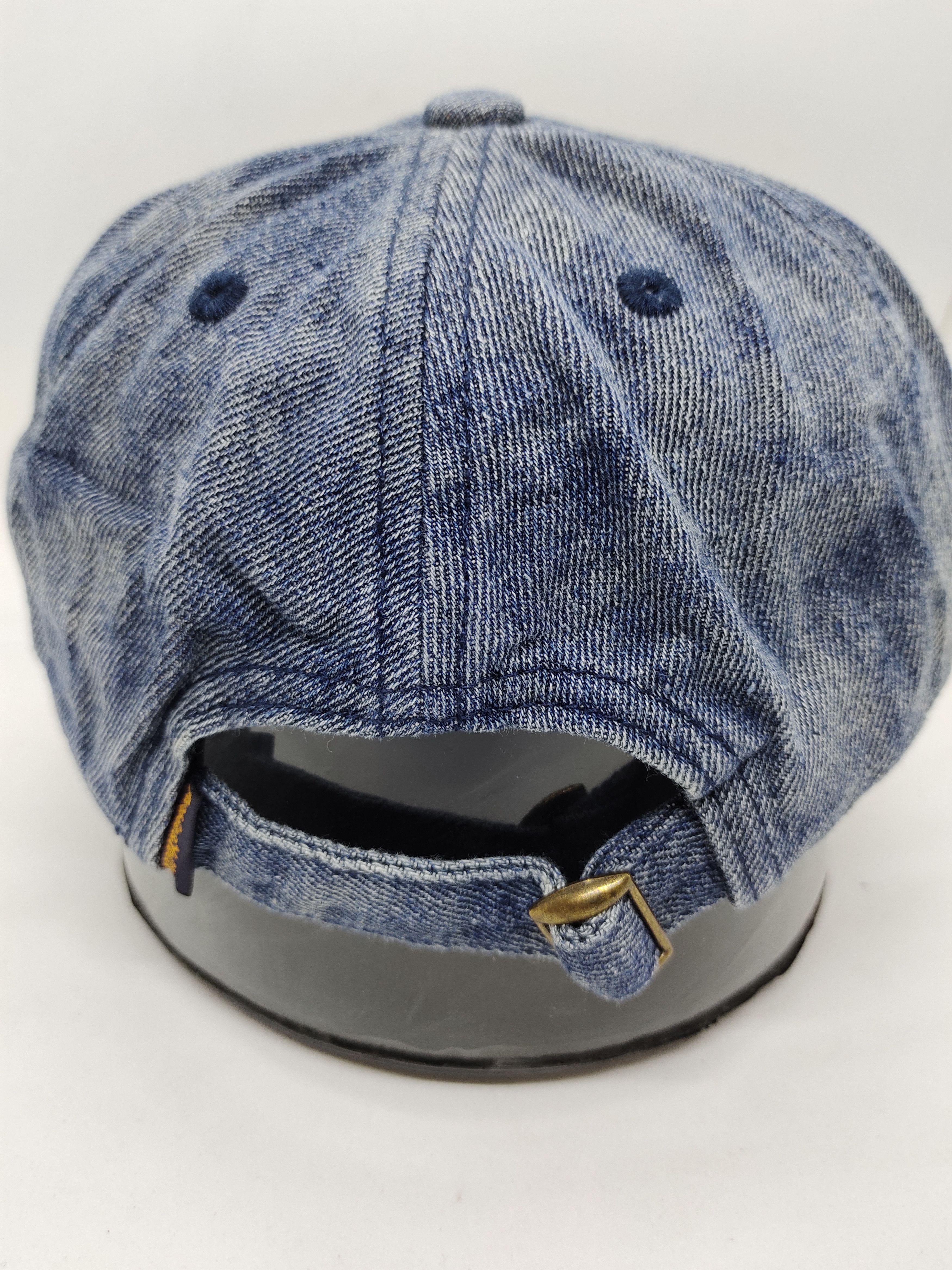 Japanese Brand Vintage P&Y Japan 2004 Denim Cap Hat Adjustable Size ONE SIZE - 5 Thumbnail