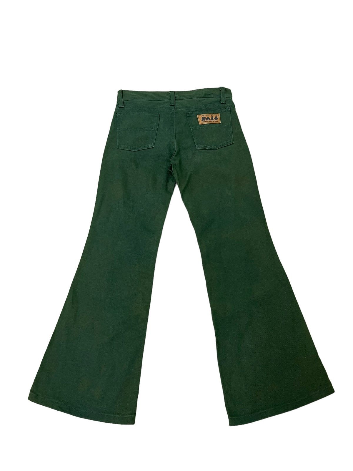 Japanese Brand Flare Jeans Vtg 70s Halt USA Low Rise Denim Boot Cut 45🟦 Size US 28 / EU 44 - 9 Thumbnail
