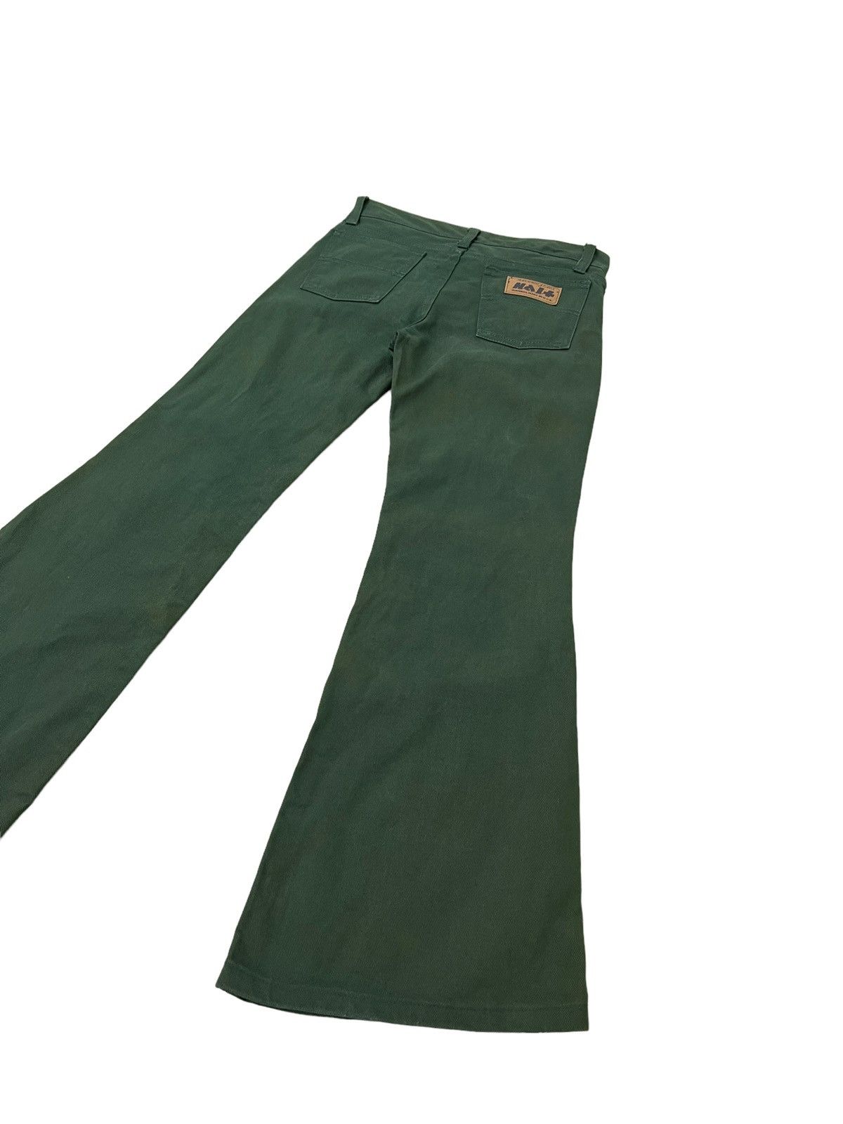 Japanese Brand Flare Jeans Vtg 70s Halt USA Low Rise Denim Boot Cut 45🟦 Size US 28 / EU 44 - 11 Thumbnail
