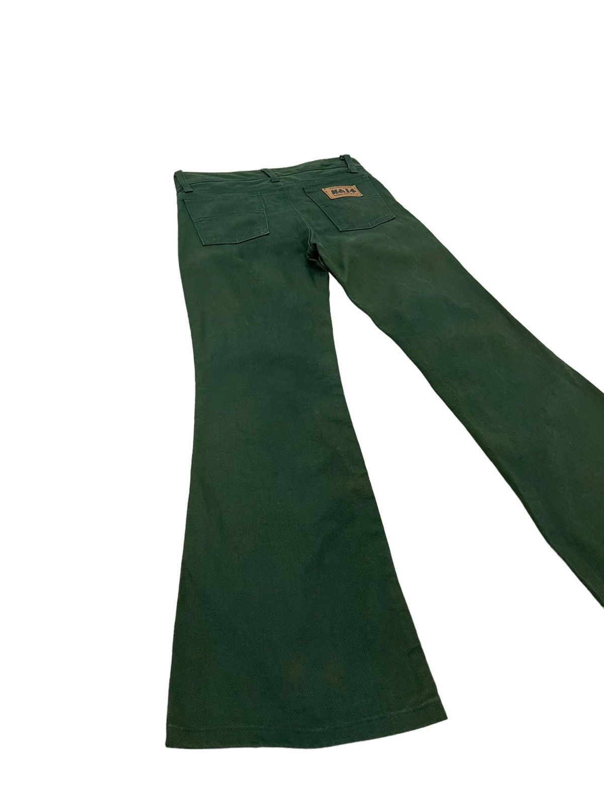Japanese Brand Flare Jeans Vtg 70s Halt USA Low Rise Denim Boot Cut 45🟦 Size US 28 / EU 44 - 10 Thumbnail