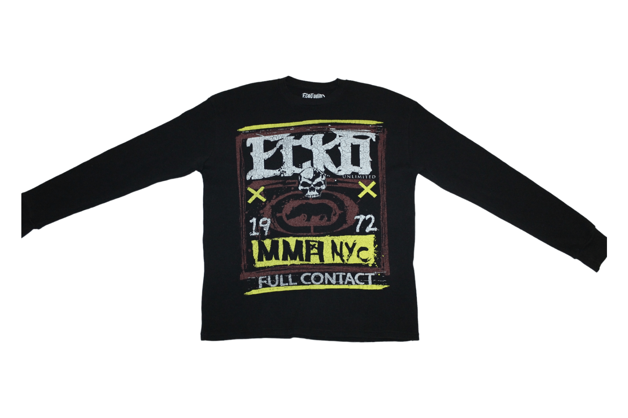 Ecko Unltd. MMA x Ecko Unltd Graffiti Print Waffle Cotton L/S T-shirt Size US L / EU 52-54 / 3 - 4 Thumbnail
