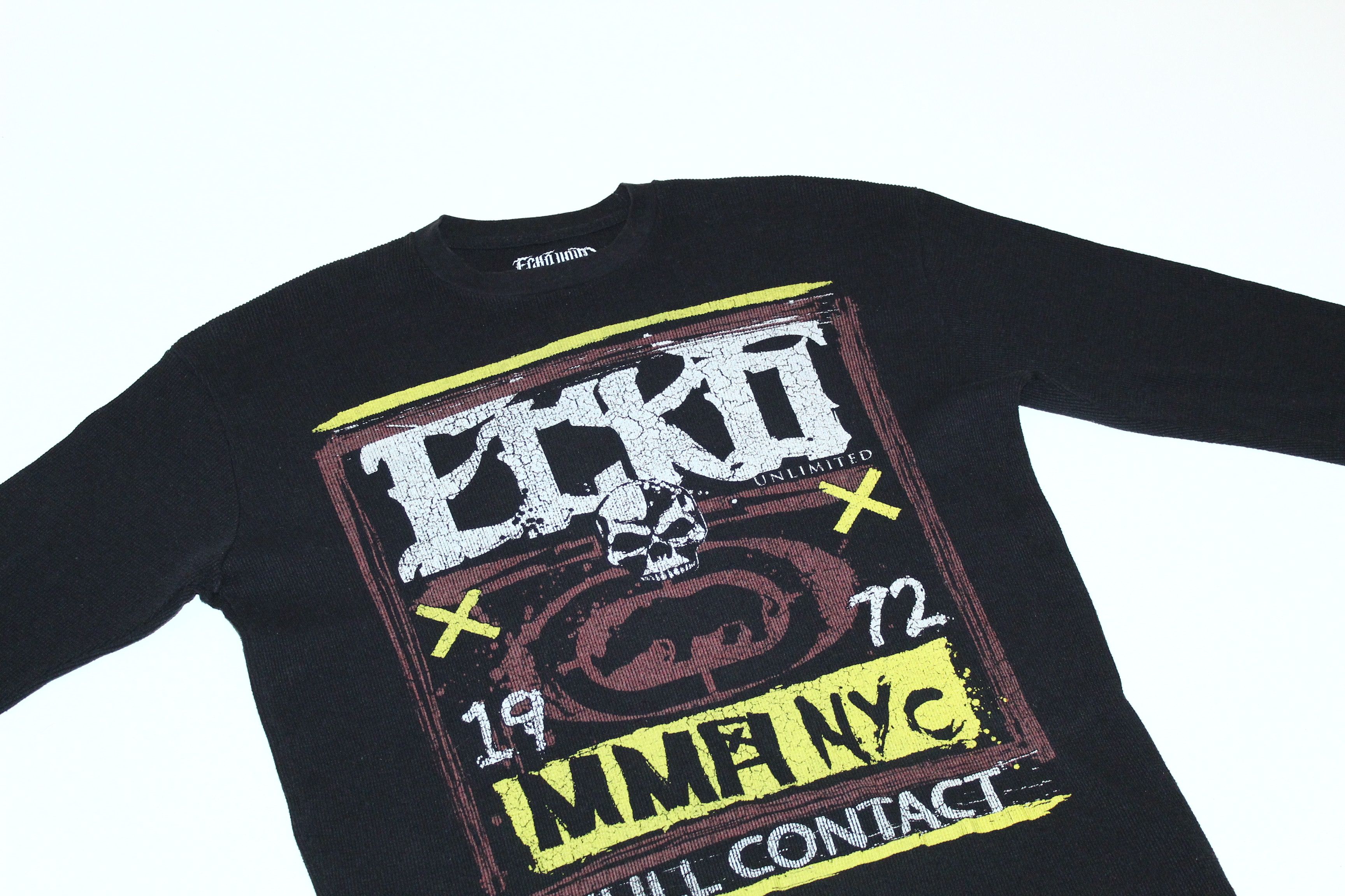 Ecko Unltd. MMA x Ecko Unltd Graffiti Print Waffle Cotton L/S T-shirt Size US L / EU 52-54 / 3 - 5 Thumbnail