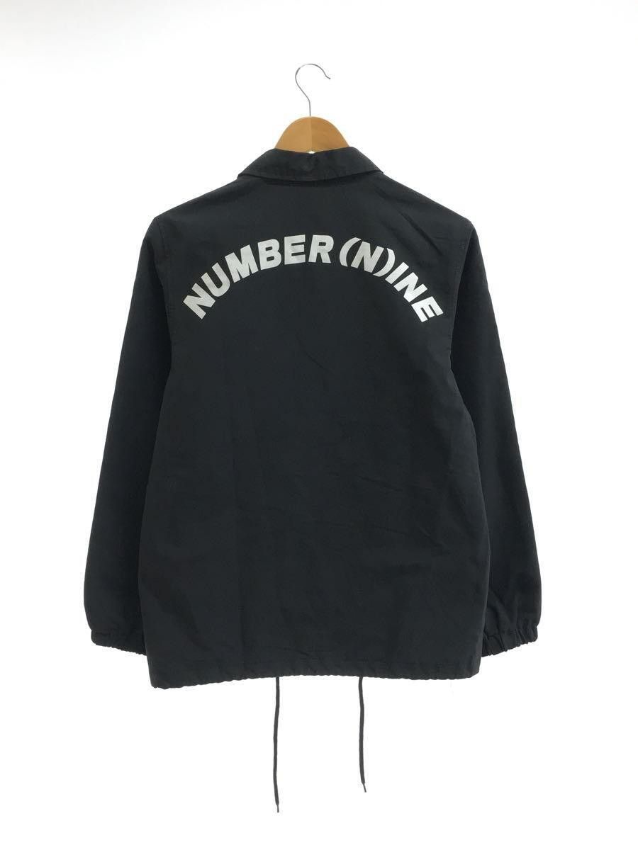 image of Number N Ine Number (N)Ine Arc Logo Coach Jacket in Black, Men's (Size Small)