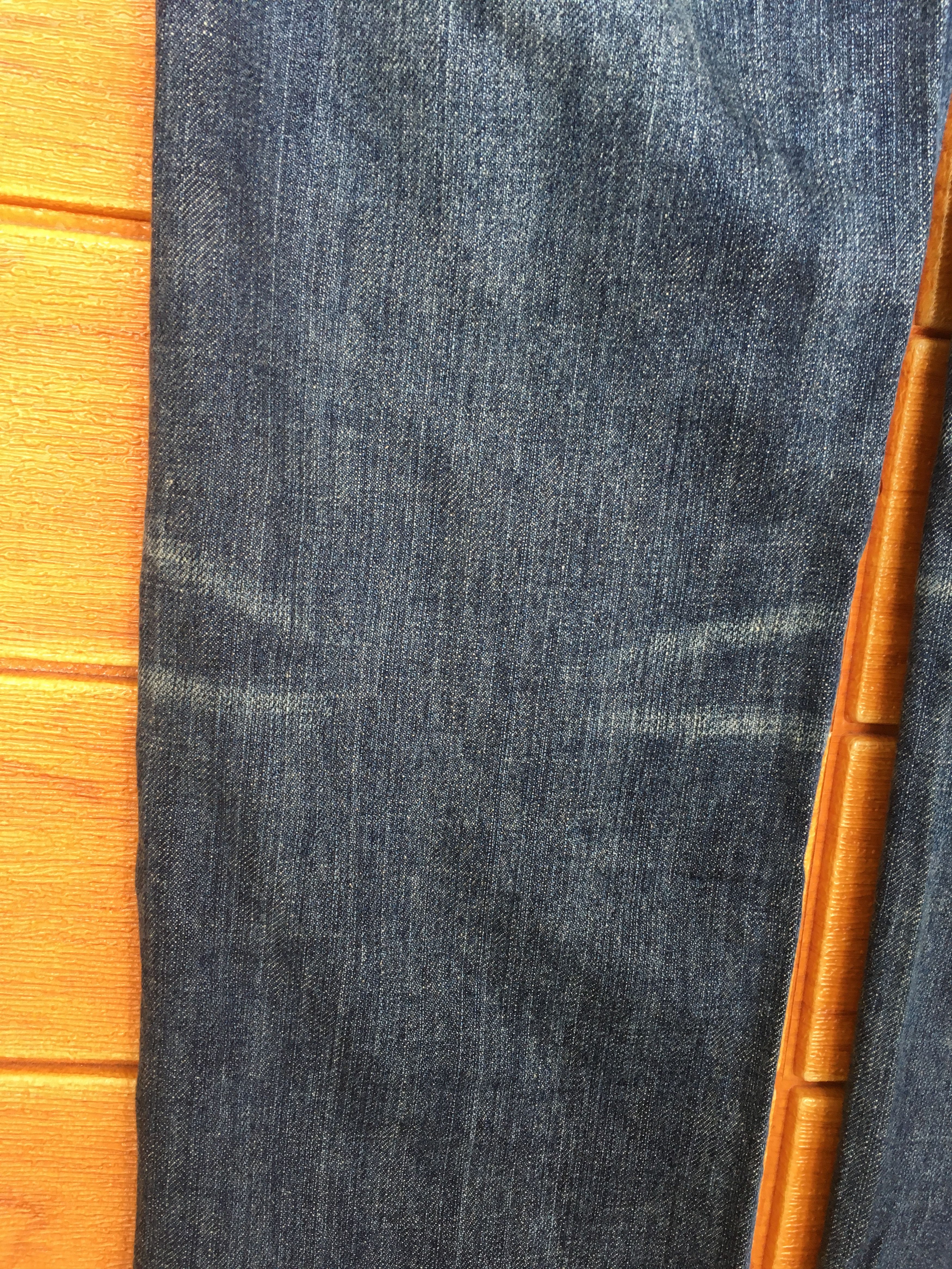 Japanese Brand Japanese Brand Buckle Back Distressed Denim Jeans Size US 31 - 17 Thumbnail