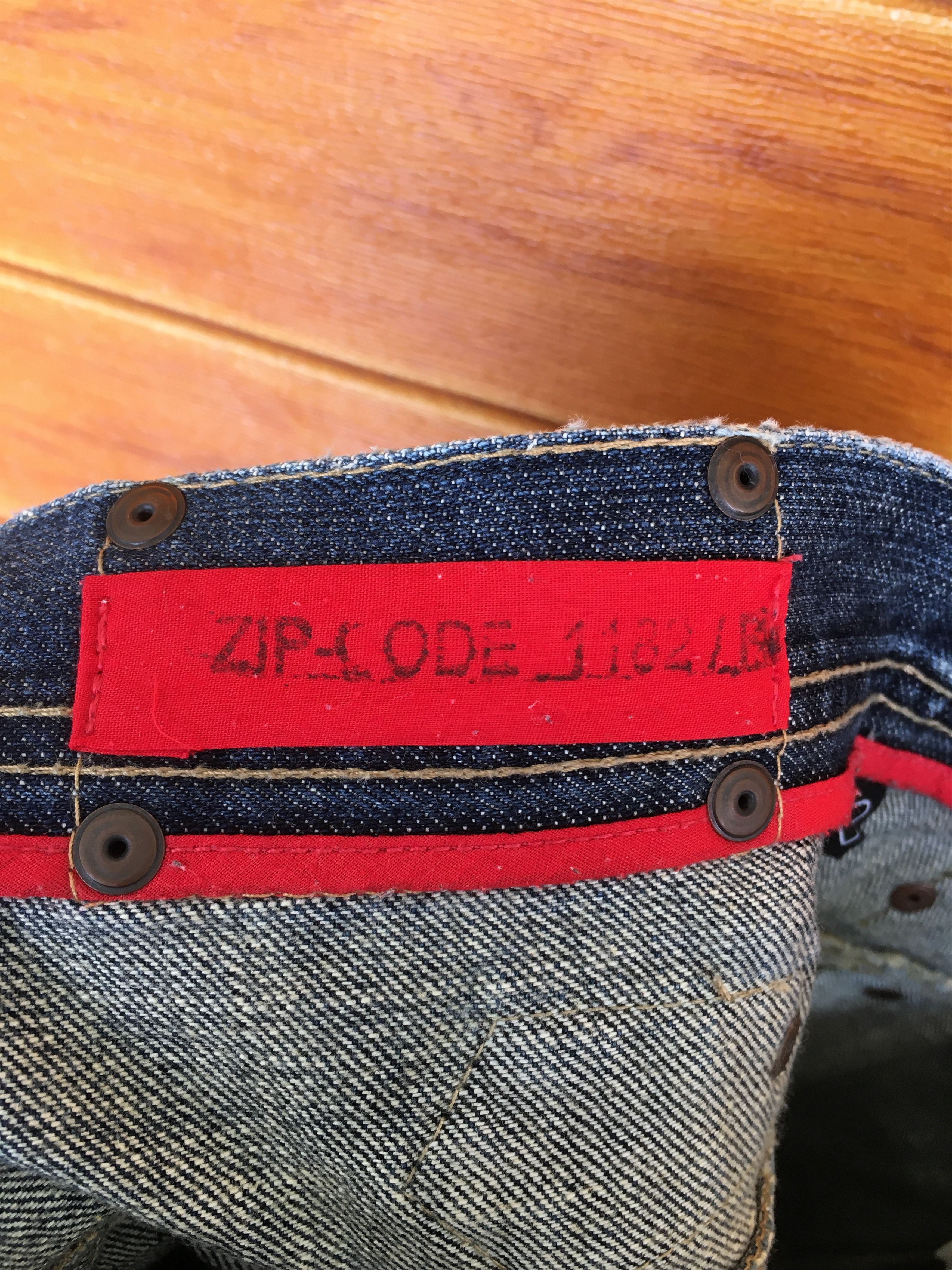 Japanese Brand Japanese Brand Buckle Back Distressed Denim Jeans Size US 31 - 23 Thumbnail