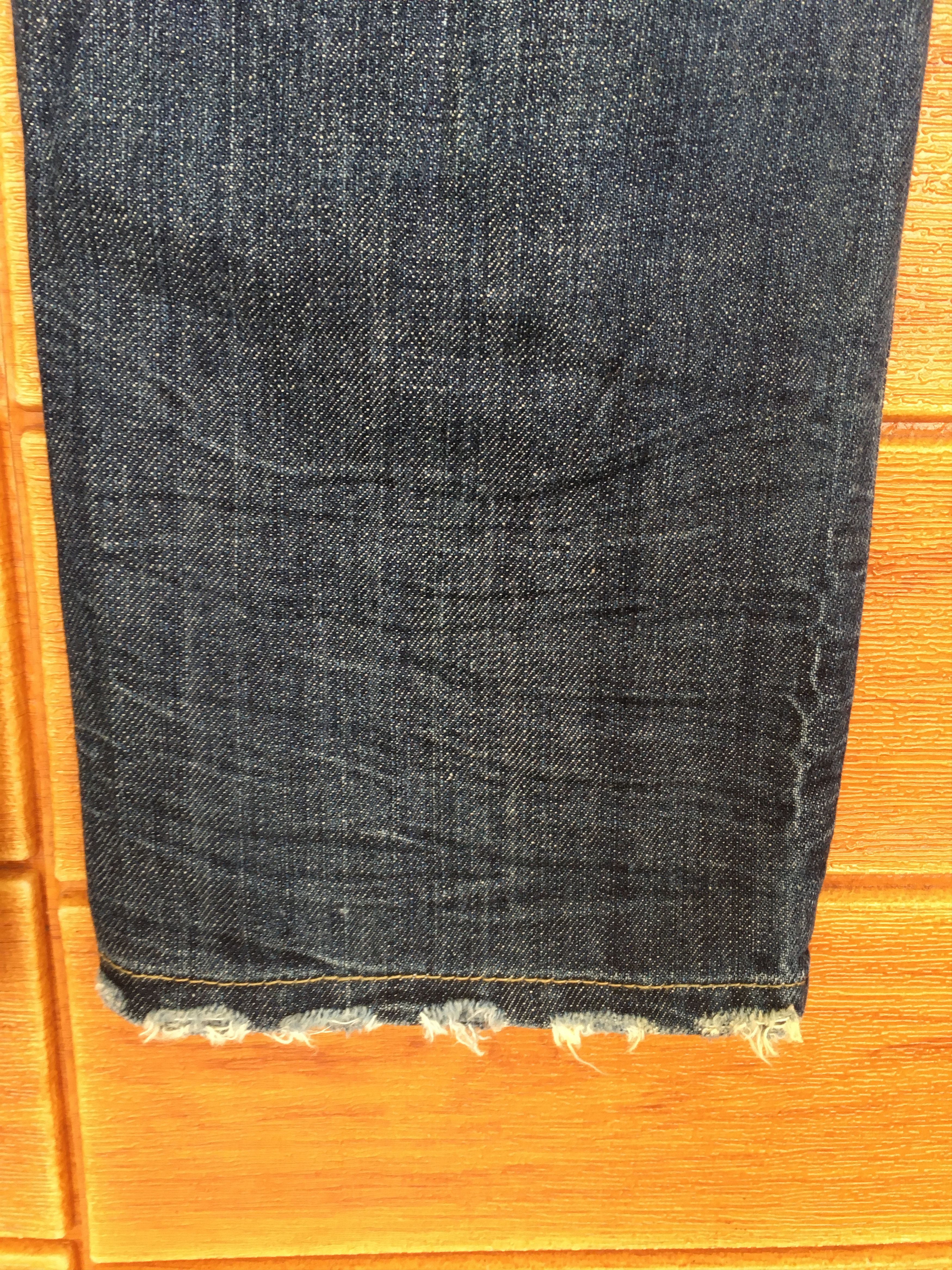 Japanese Brand Japanese Brand Buckle Back Distressed Denim Jeans Size US 31 - 20 Thumbnail
