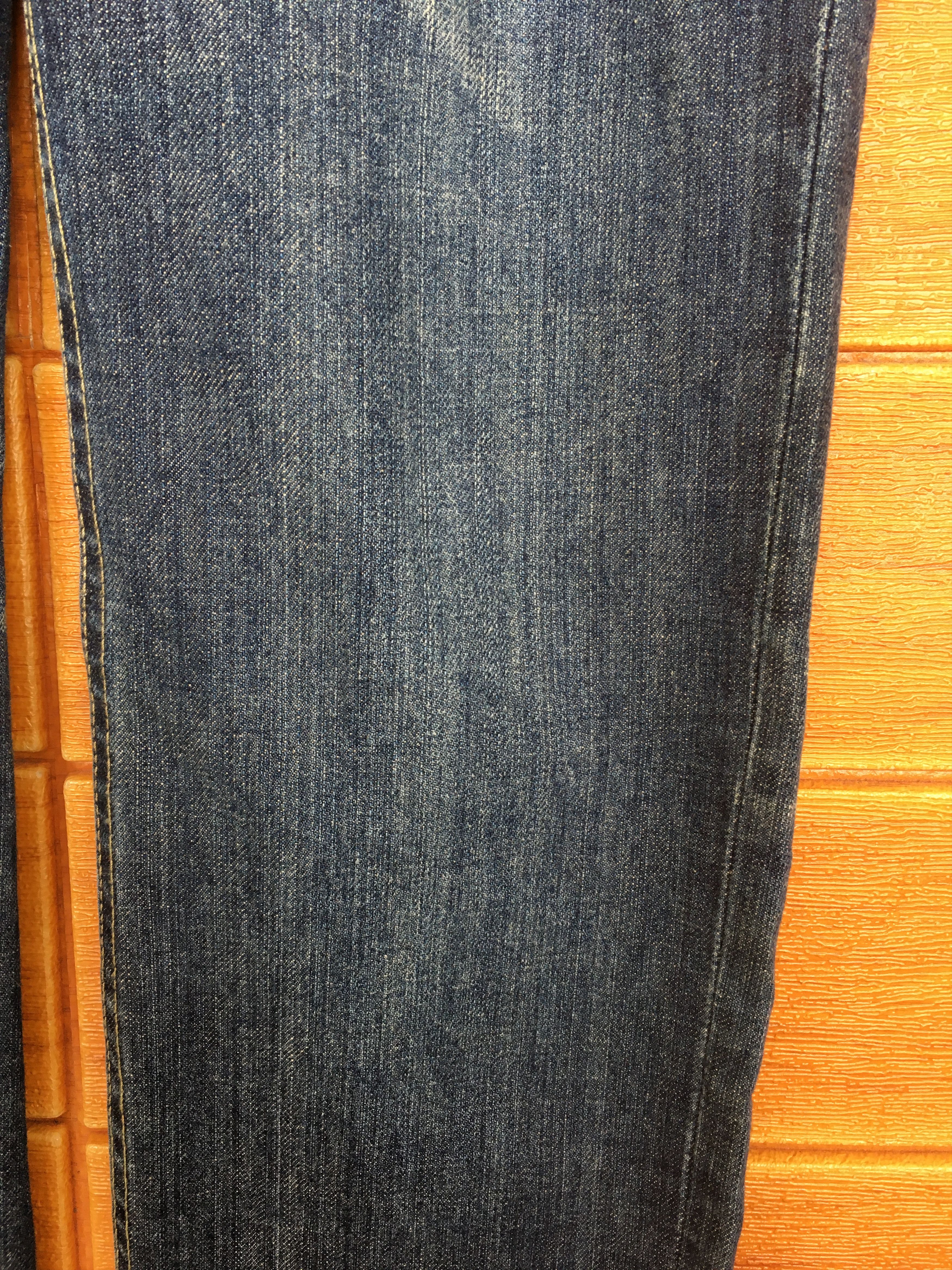 Japanese Brand Japanese Brand Buckle Back Distressed Denim Jeans Size US 31 - 8 Thumbnail