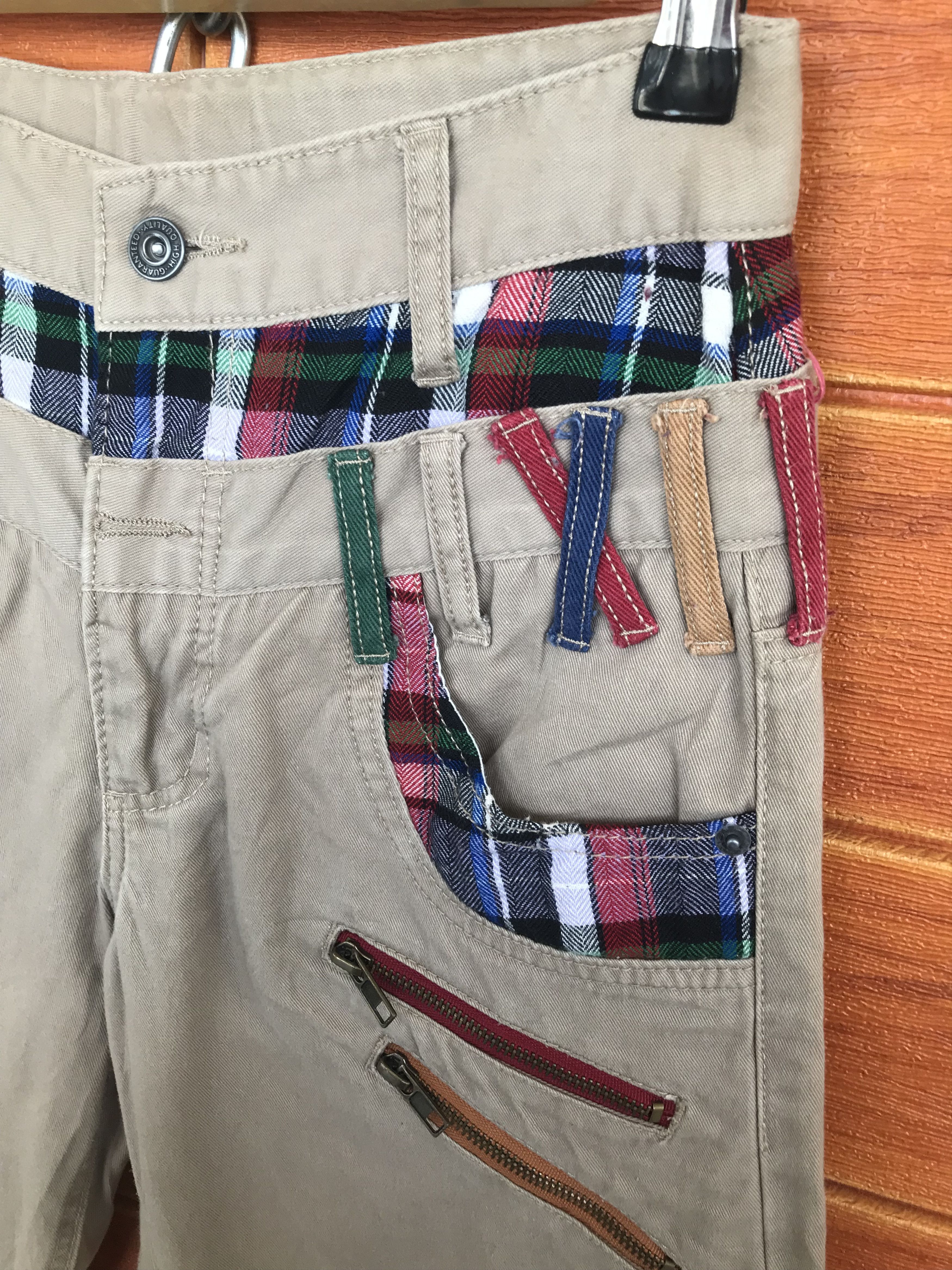 Hysteric Glamour Japanese Brand Double Waist Khakis Pants Size US 28 / EU 44 - 6 Thumbnail
