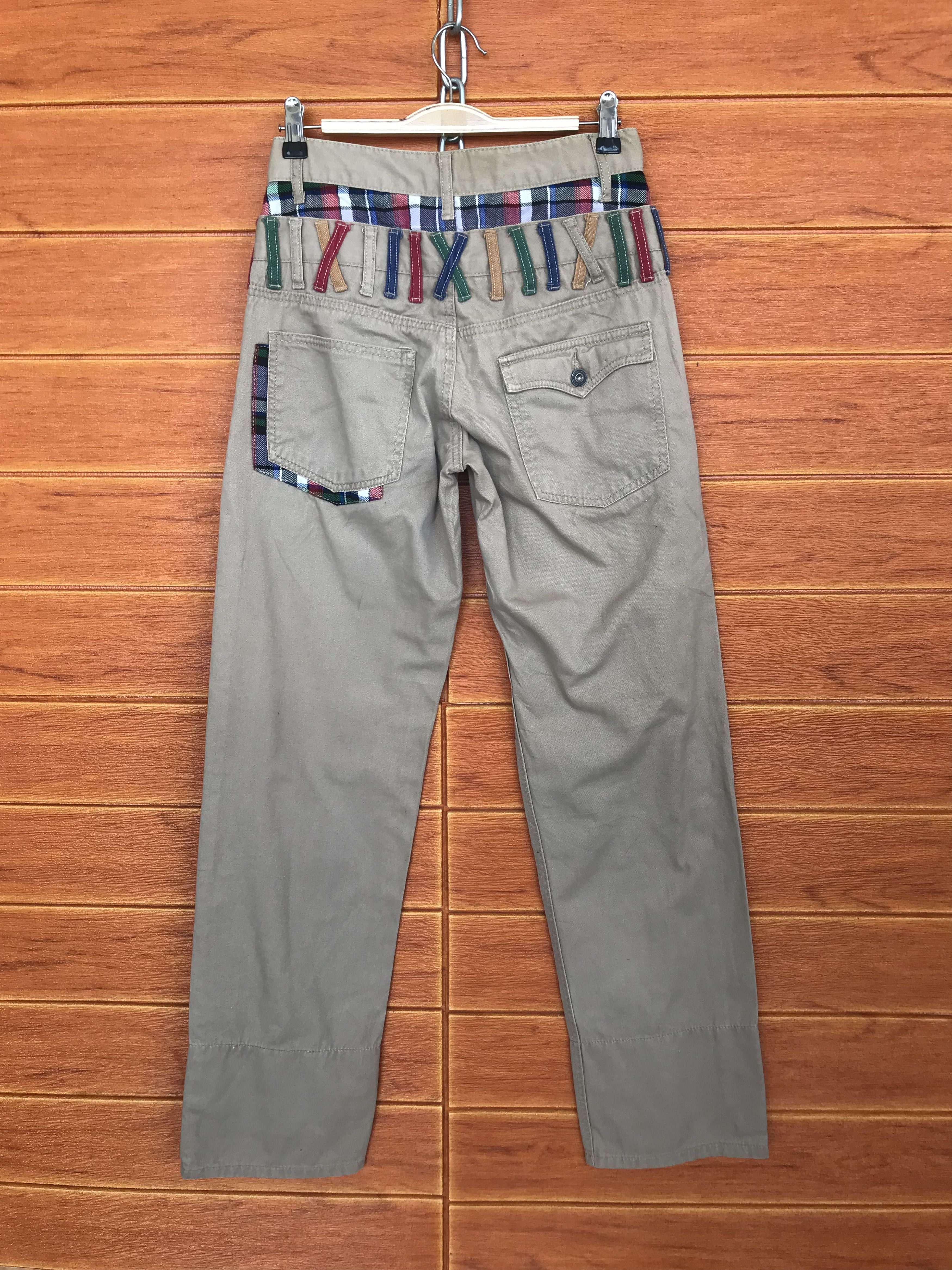 Hysteric Glamour Japanese Brand Double Waist Khakis Pants Size US 28 / EU 44 - 8 Thumbnail