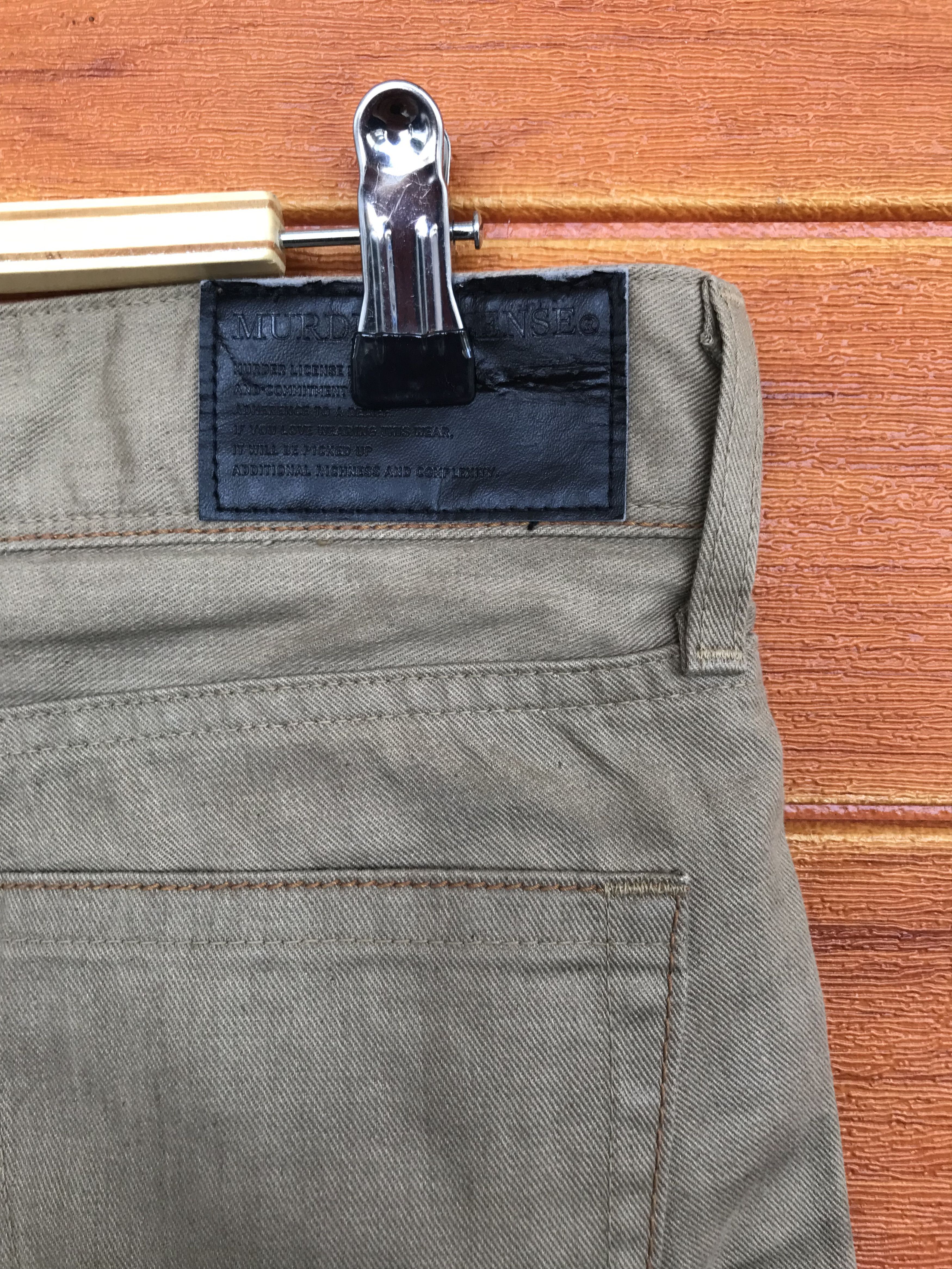 Murder License Murder License Japan Clawmark Charcoal Wash Denim Pants Size US 31 - 12 Thumbnail