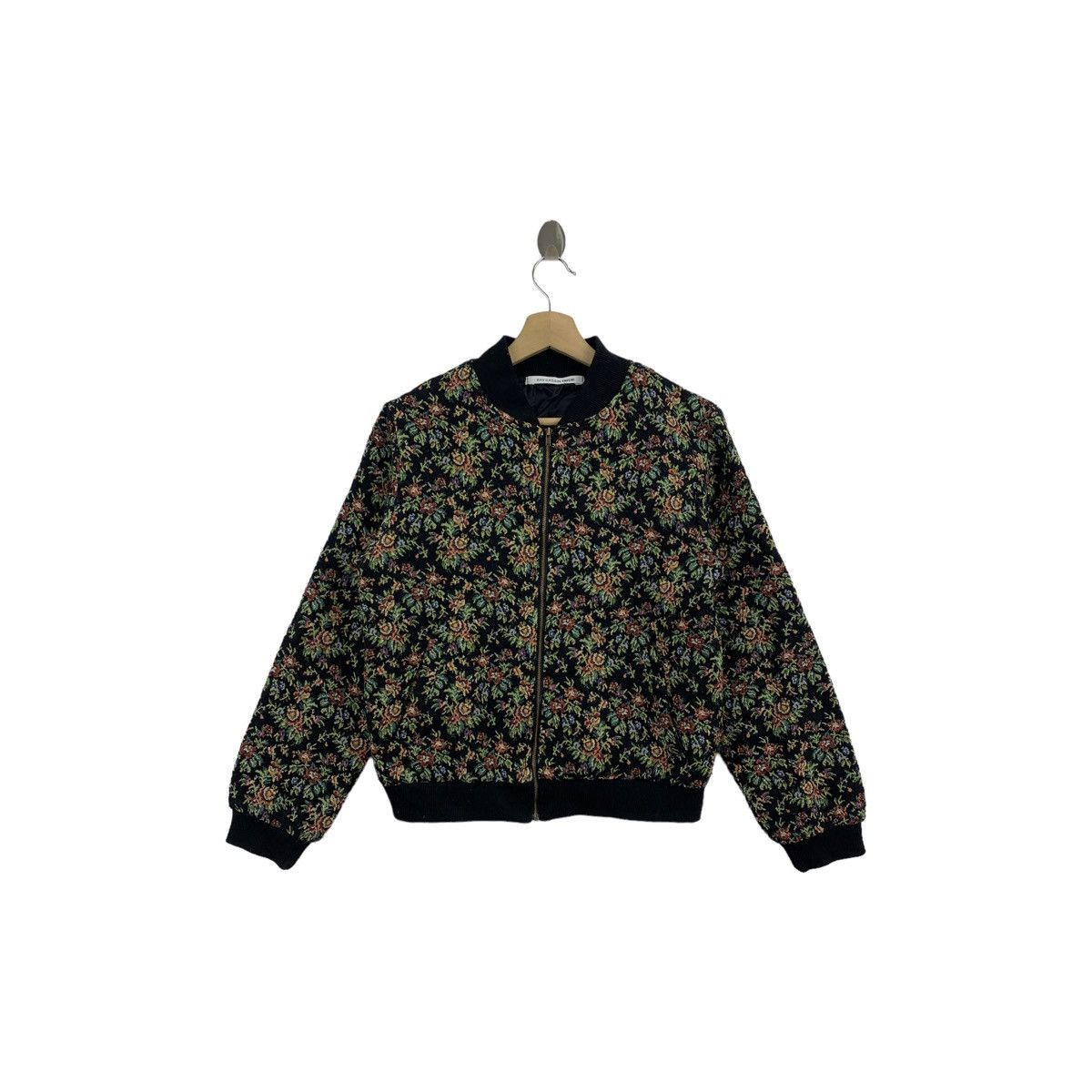 Rare!! RAY CASSIN favorin floral bomber flight jacket
