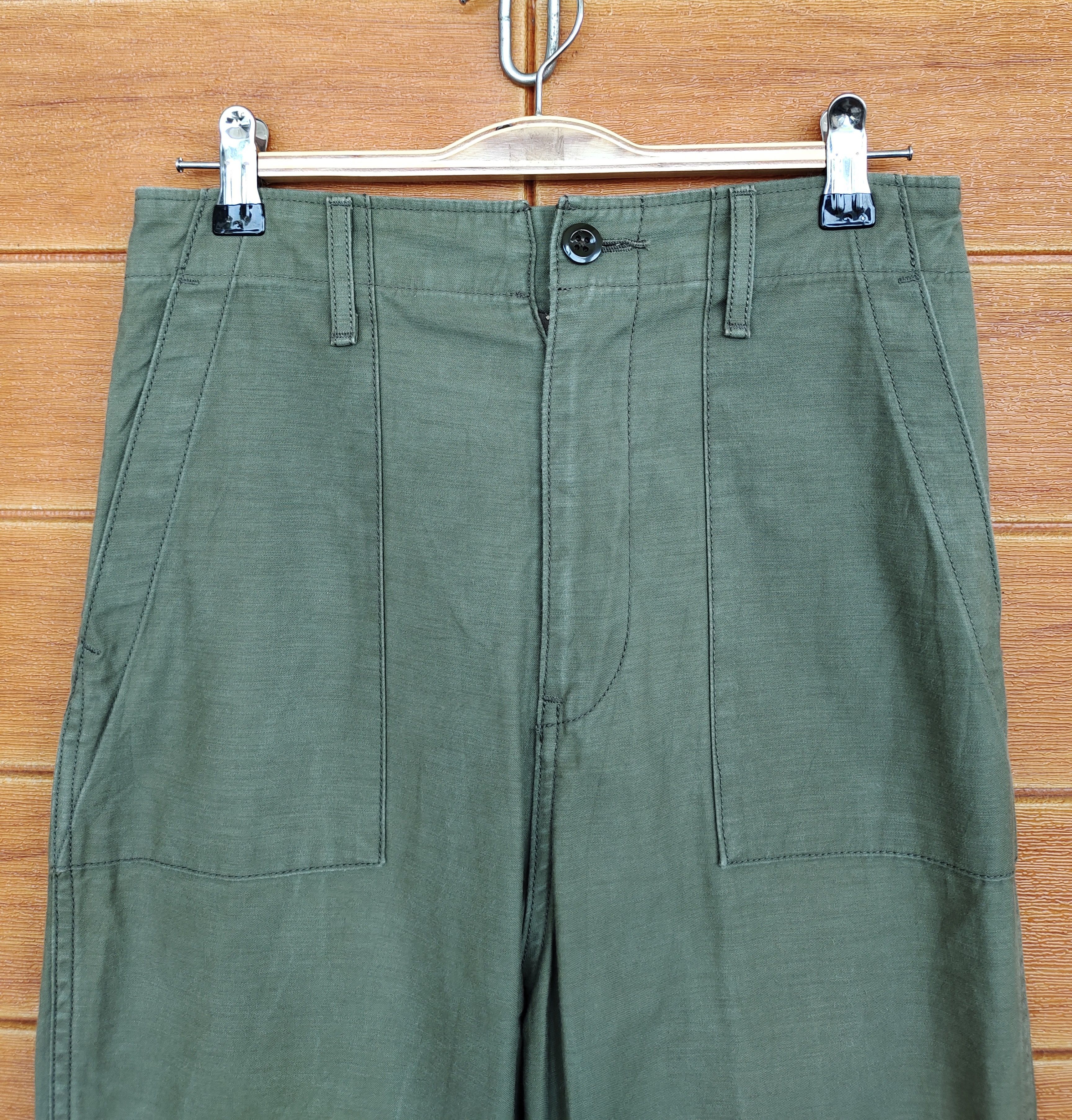 45rpm SLOBE IENA Made In Japan OG Fatigue Pants Inspired WW2 Size US 27 - 2 Thumbnail