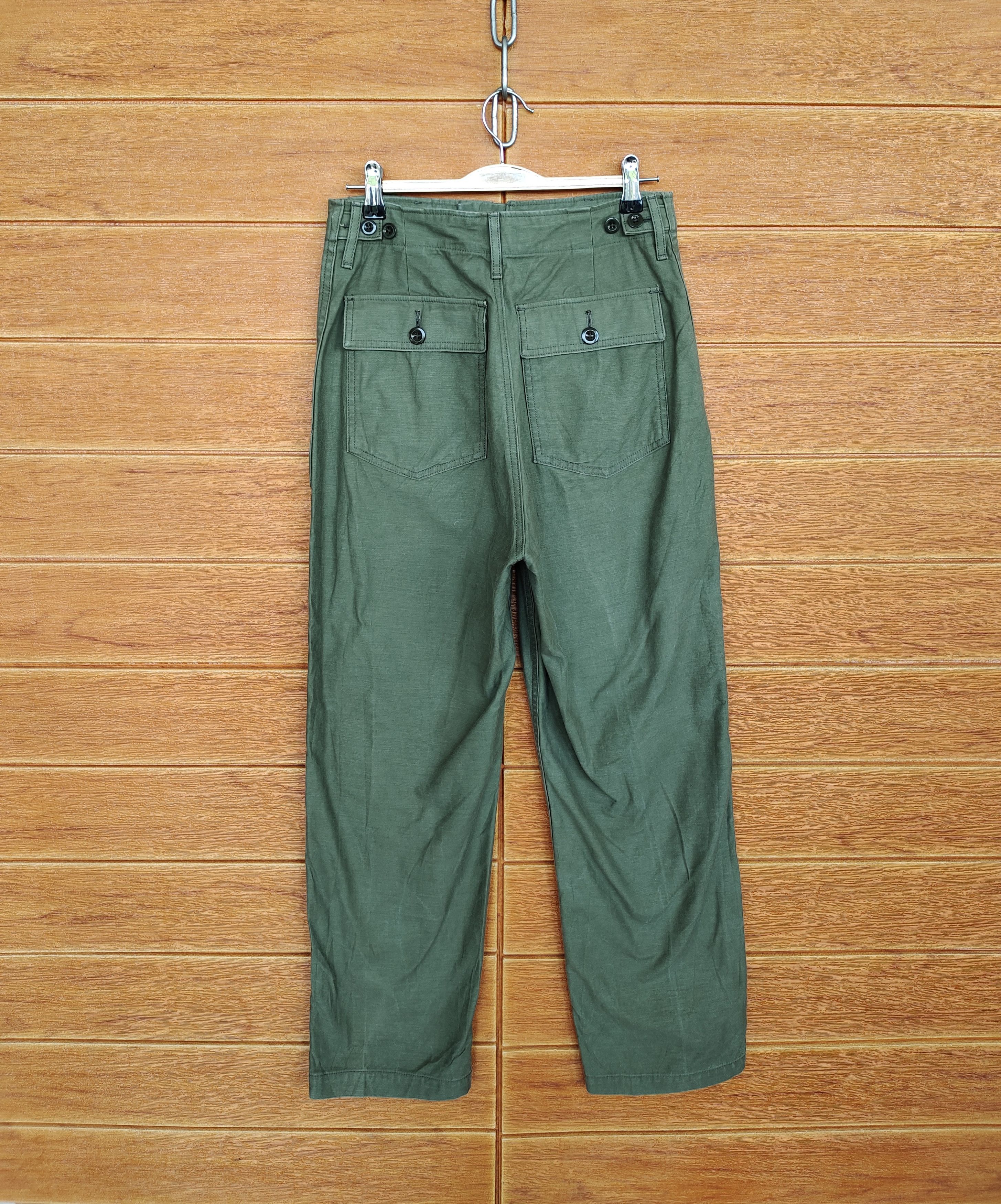 45rpm SLOBE IENA Made In Japan OG Fatigue Pants Inspired WW2 Size US 27 - 7 Thumbnail