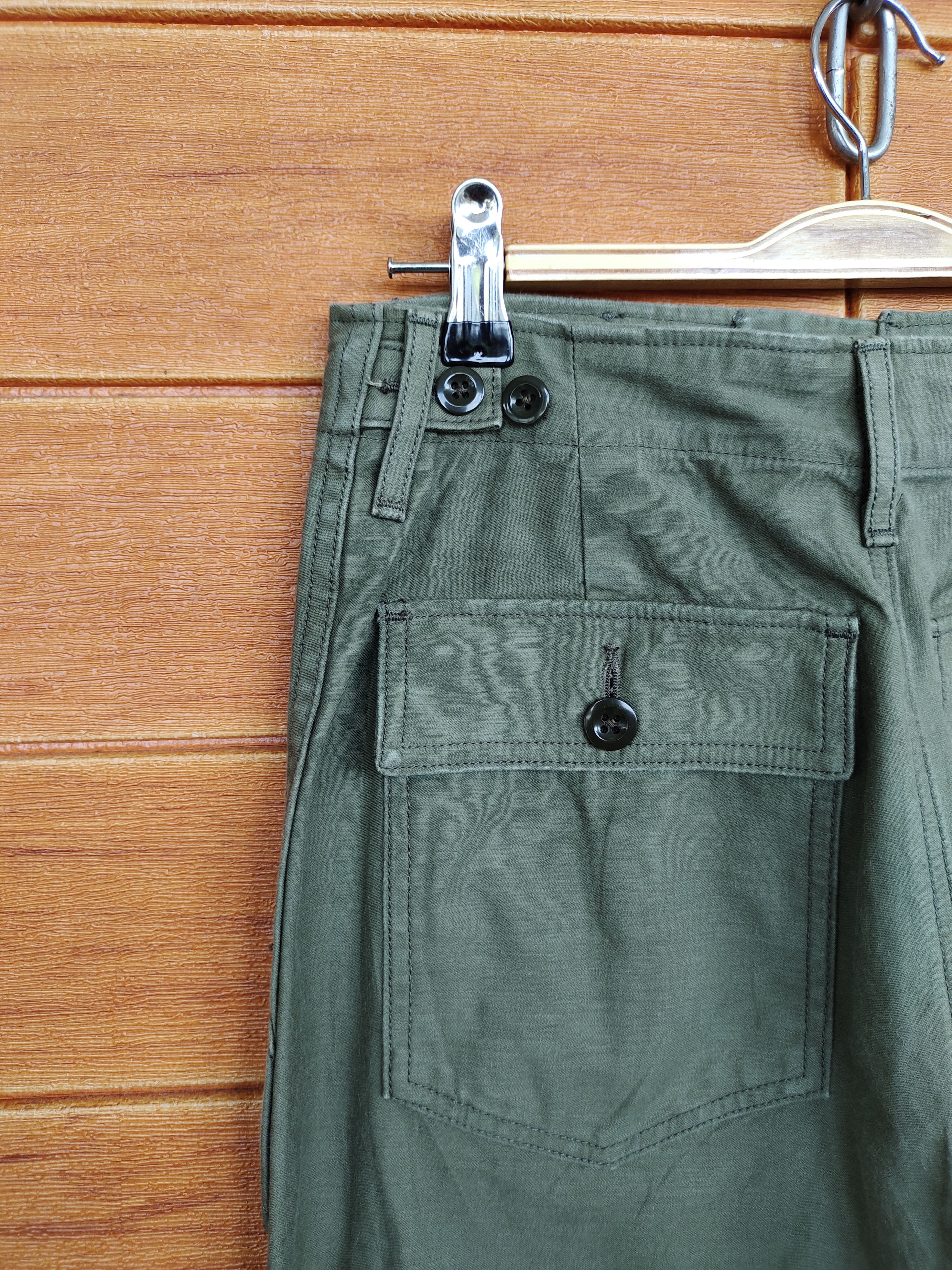 45rpm SLOBE IENA Made In Japan OG Fatigue Pants Inspired WW2 Size US 27 - 10 Thumbnail