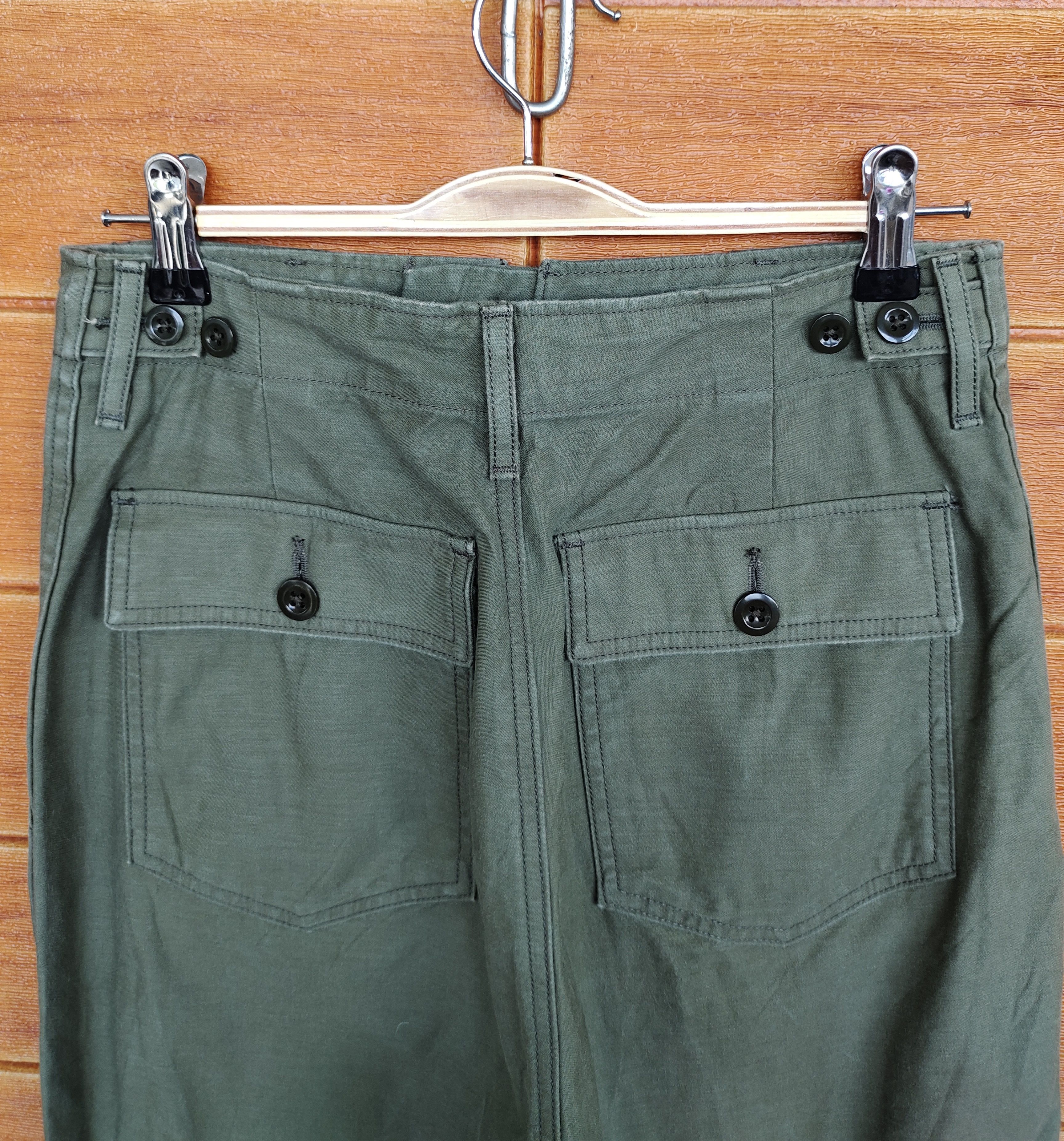 45rpm SLOBE IENA Made In Japan OG Fatigue Pants Inspired WW2 Size US 27 - 8 Thumbnail