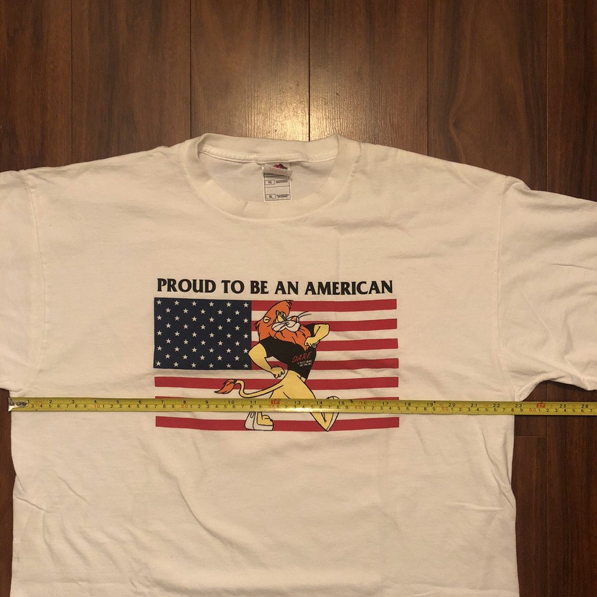 D.A.R.E Vintage 90s DARE To Resist Drugs Violence lion Graphic Shirt Size US XL / EU 56 / 4 - 3 Thumbnail