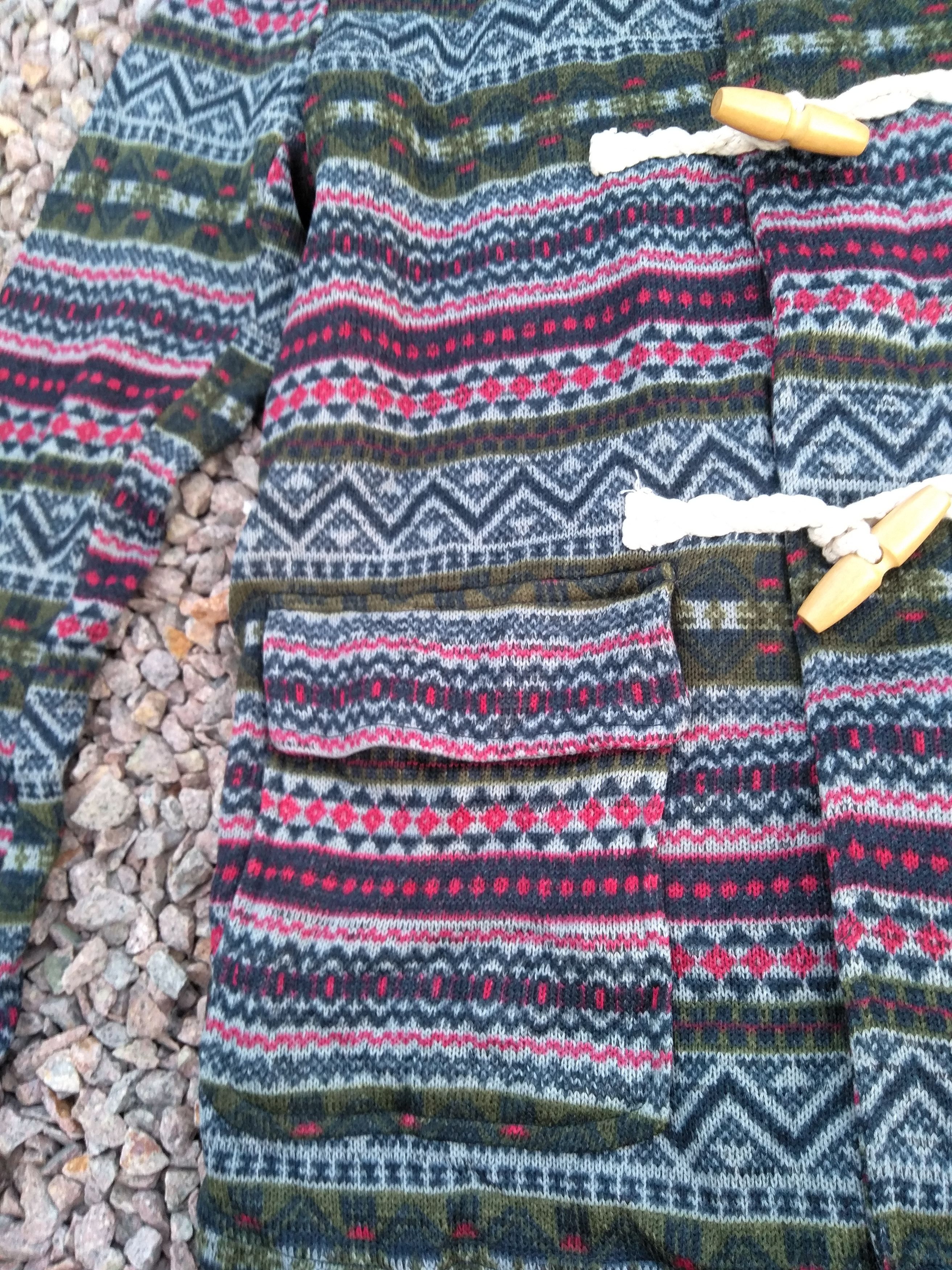 Le Grande Bleu (L.G.B.) 💥Navajo Motives TRIBAL FAMOUS WOOL LGB I6W9 Style KNITWEAR Size US M / EU 48-50 / 2 - 6 Thumbnail