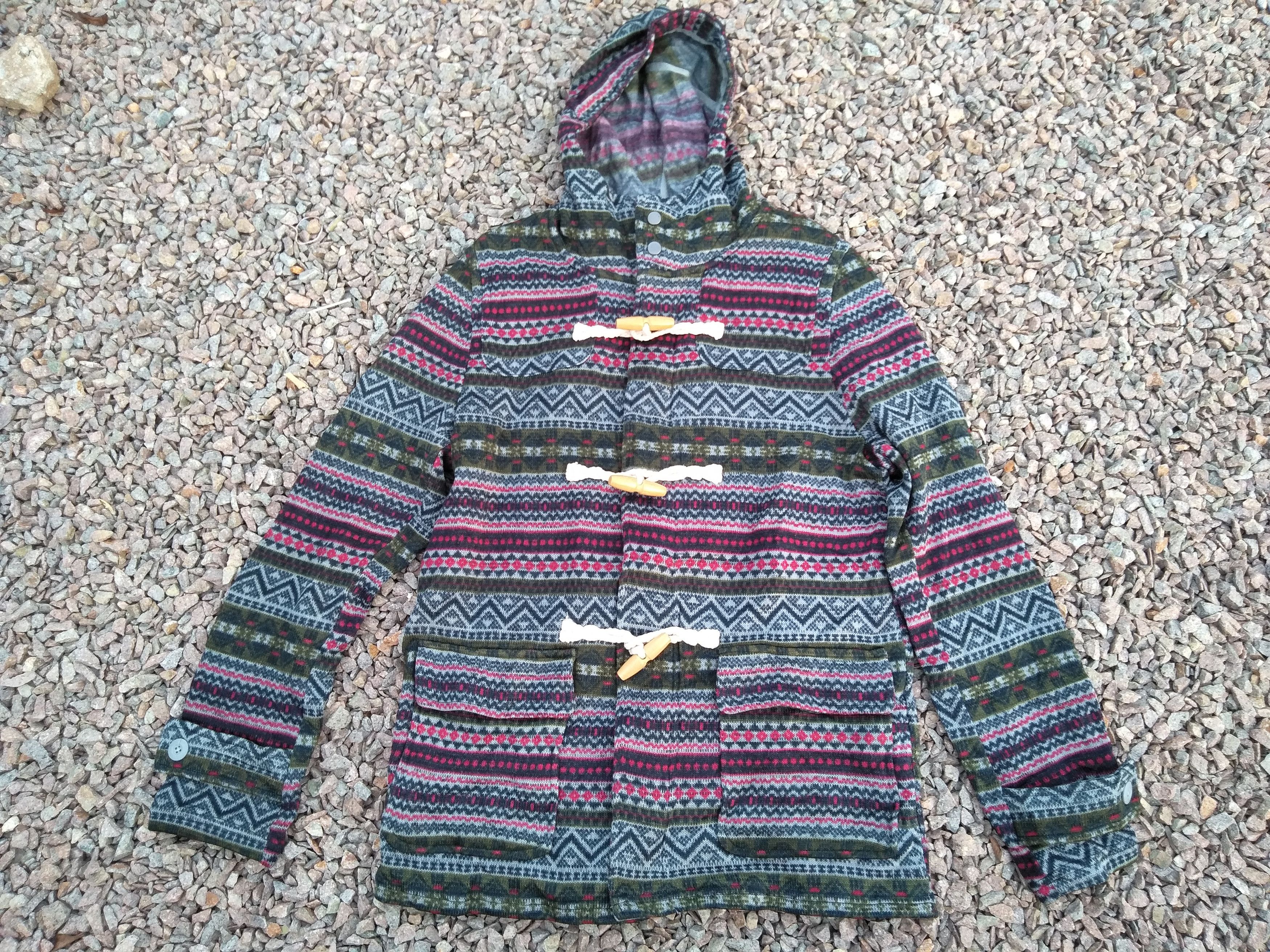 Le Grande Bleu (L.G.B.) 💥Navajo Motives TRIBAL FAMOUS WOOL LGB I6W9 Style KNITWEAR Size US M / EU 48-50 / 2 - 1 Thumbnail