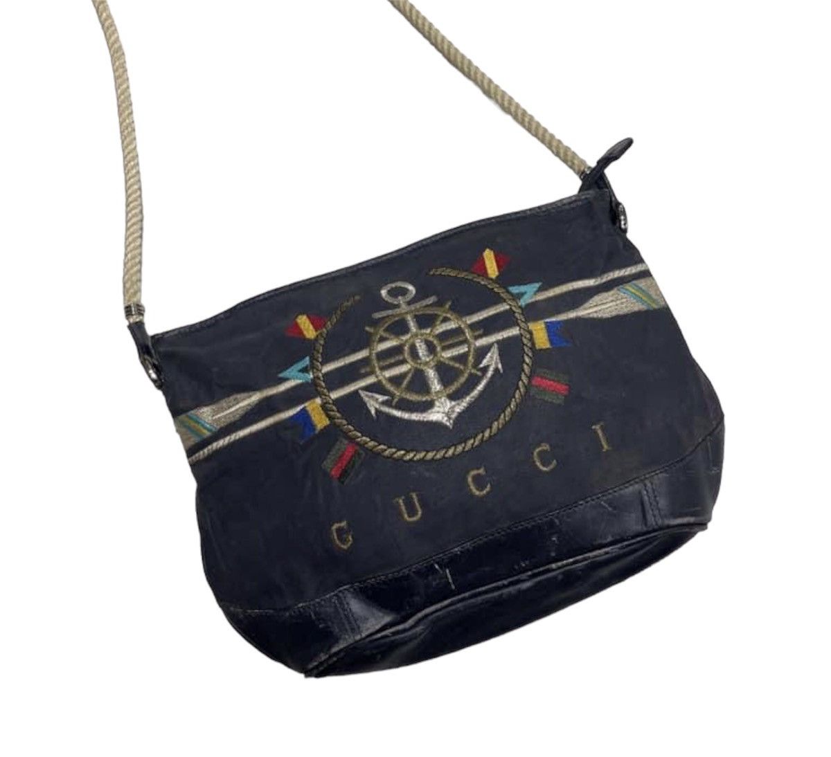 Gucci × Vintage Vintage Gucci Crossbody Bags / Shoulder Bags Limited Design Size ONE SIZE - 3 Thumbnail