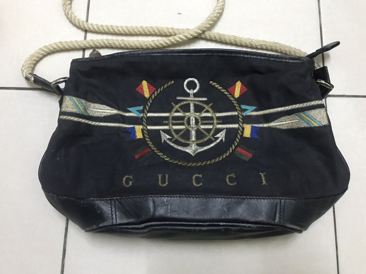 Gucci × Vintage Vintage Gucci Crossbody Bags / Shoulder Bags Limited Design Size ONE SIZE - 6 Thumbnail