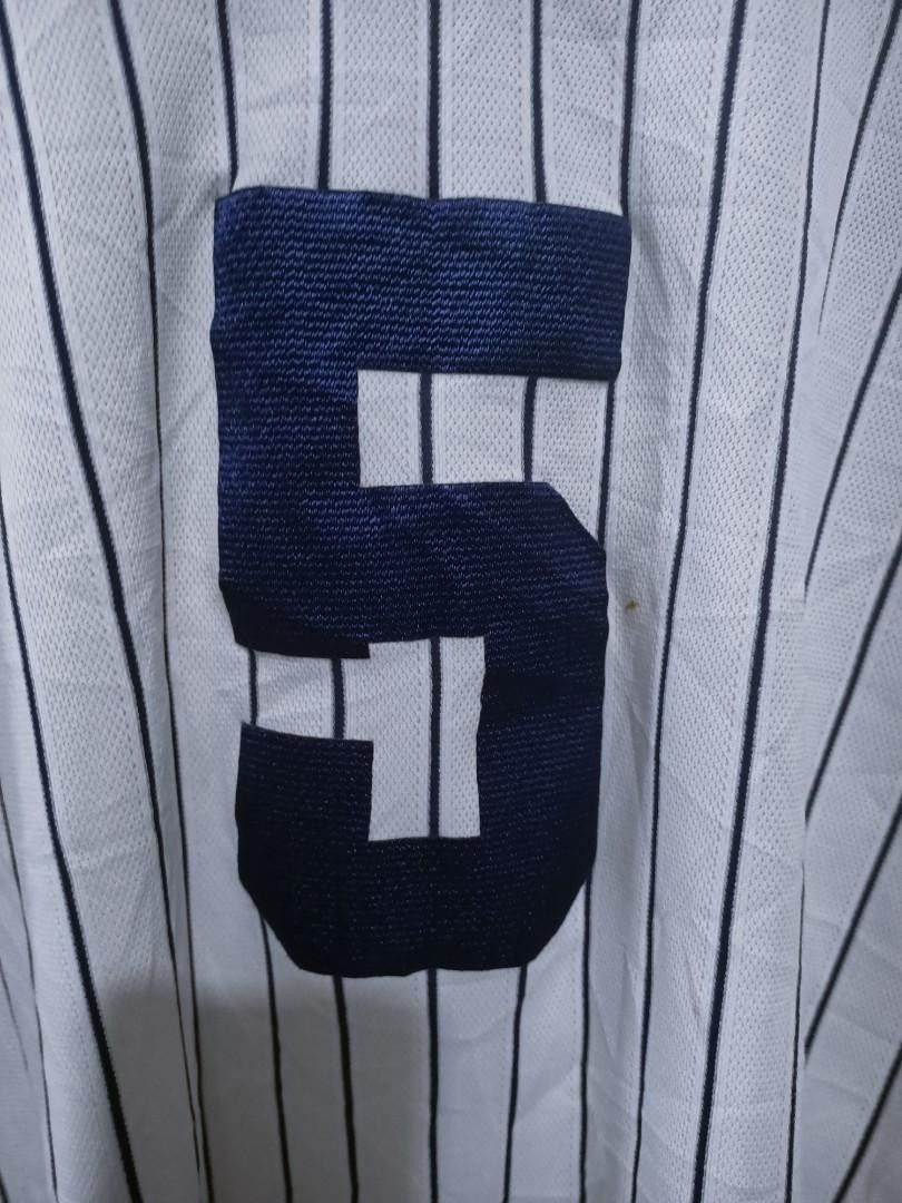 Nike Vintage Nike Japan Pinstripe Baseball Jersey #5 Y Logo Size US L / EU 52-54 / 3 - 5 Thumbnail