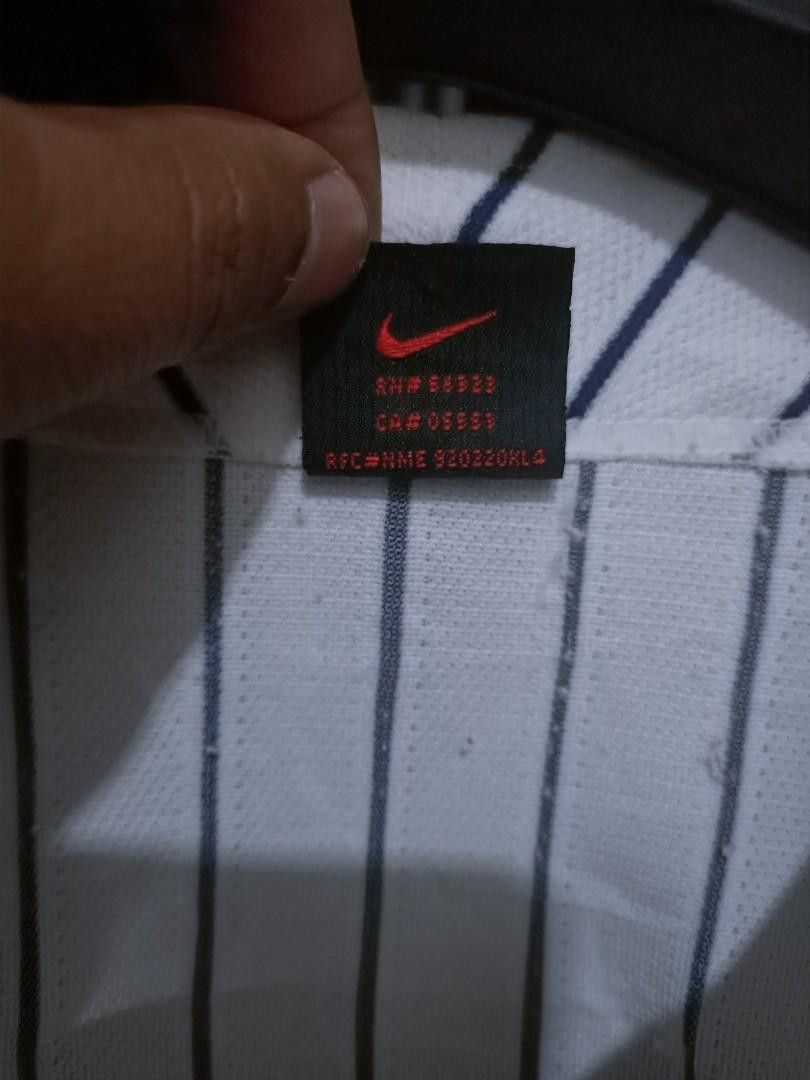 Nike Vintage Nike Japan Pinstripe Baseball Jersey #5 Y Logo Size US L / EU 52-54 / 3 - 8 Thumbnail