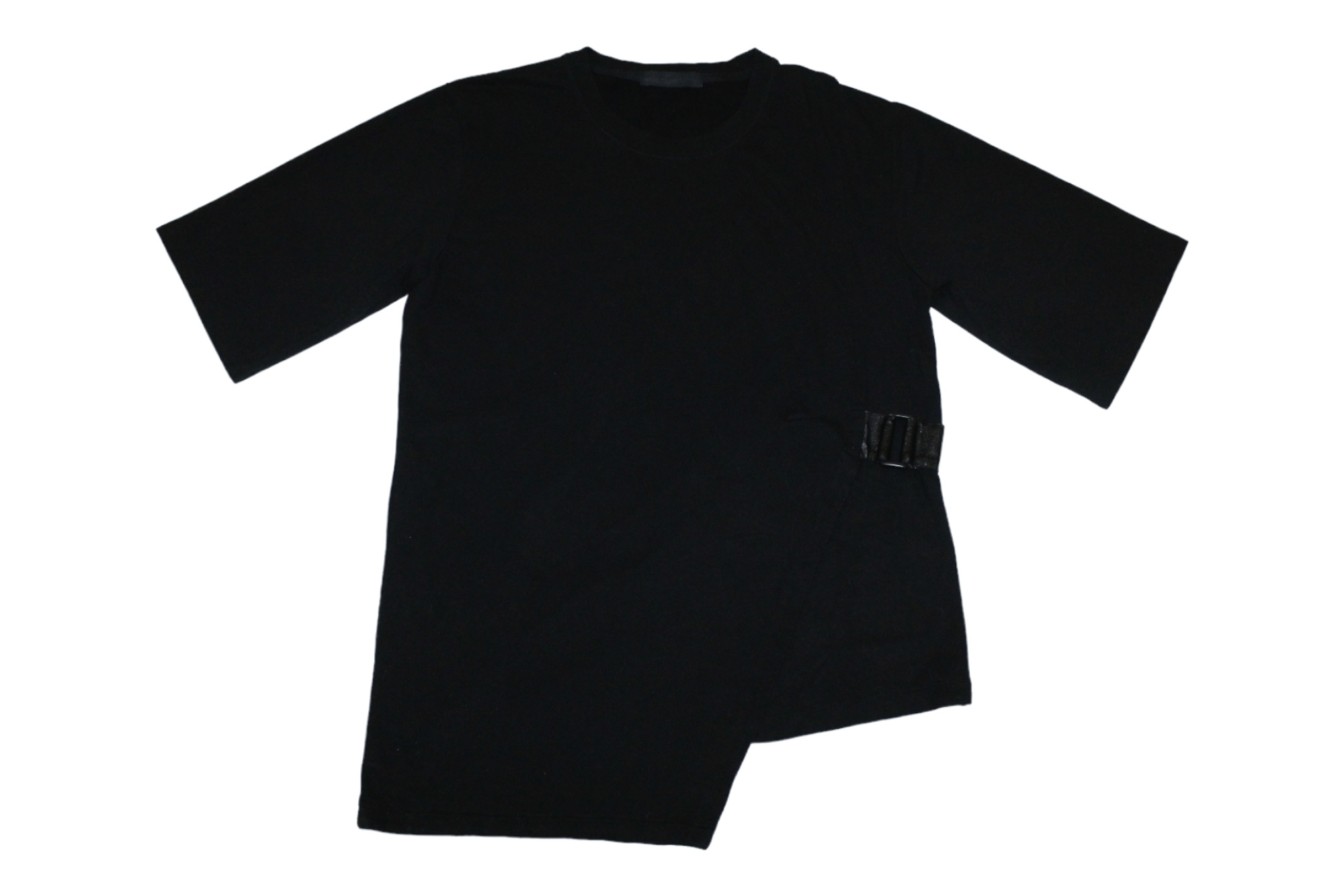 D By D Oversized Asymmetrical Cotton Modal Blend T-shirt